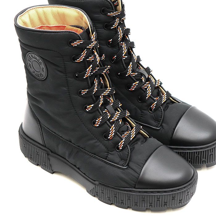 Hermes Hermes Hermes Fresh Technical Fabric Chunky Sole Boots Leather Shoes DUTY FREE for USA Size ONE SIZE - 13 Thumbnail