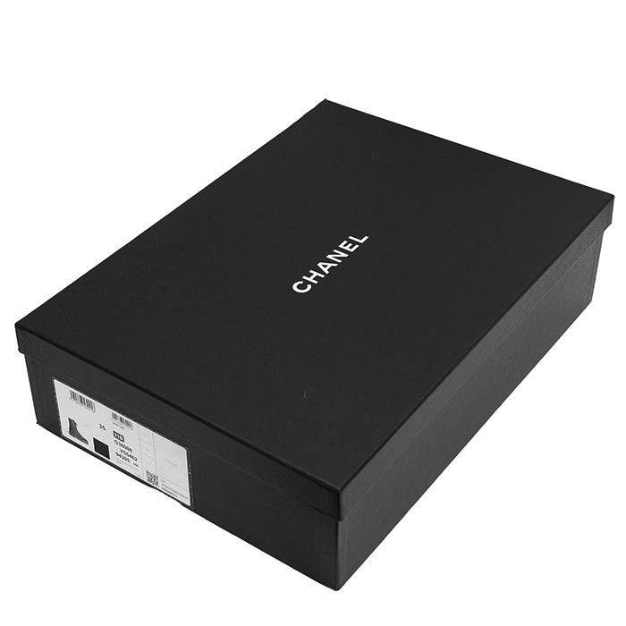 Chanel Chanel Chanel Fabric Leather Boots Leather Shoes G38086 DUTY FREE for USA Size ONE SIZE - 18 Thumbnail