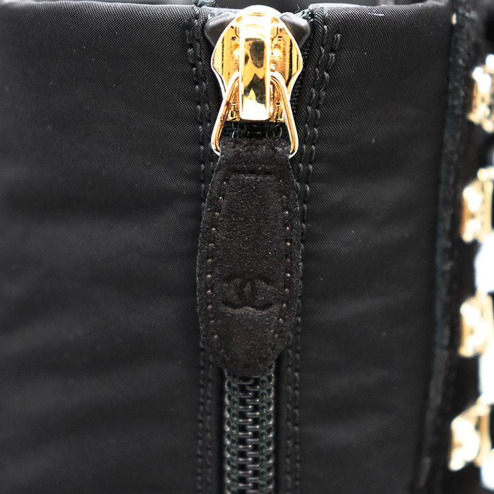 Chanel Chanel Chanel Fabric Leather Boots Leather Shoes G38086 DUTY FREE for USA Size ONE SIZE - 13 Thumbnail