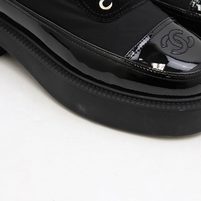 Chanel Chanel Chanel Fabric Leather Boots Leather Shoes G38086 DUTY FREE for USA Size ONE SIZE - 15 Thumbnail