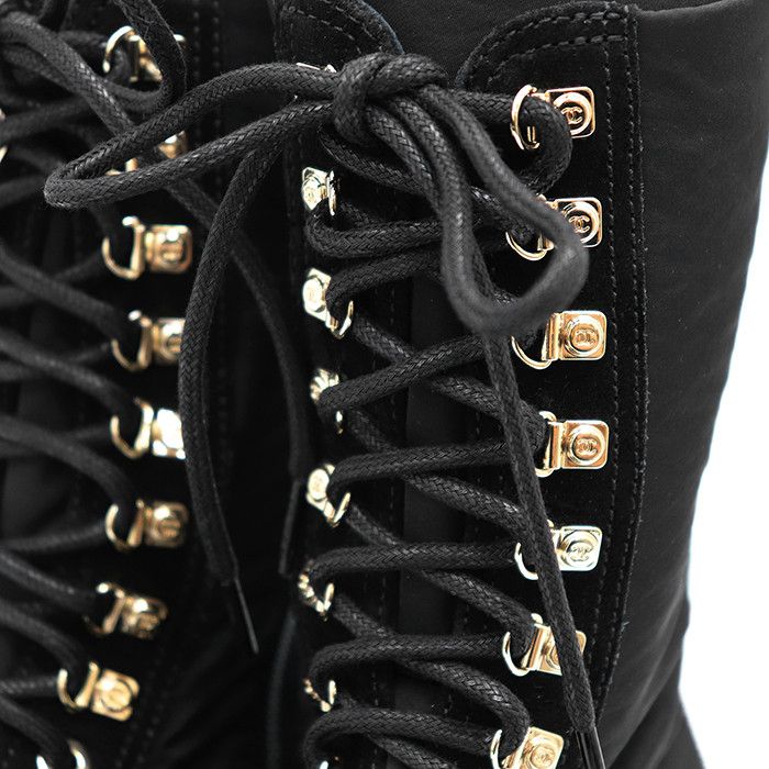 Chanel Chanel Chanel Fabric Leather Boots Leather Shoes G38086 DUTY FREE for USA Size ONE SIZE - 2 Thumbnail