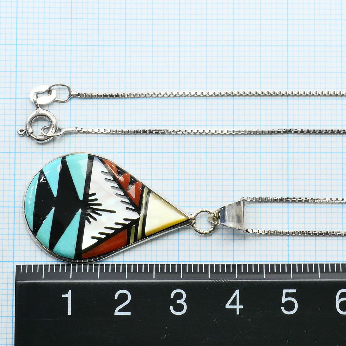 Other Other Silver 925 Natural Stone Necklace Precious Metal Necklace DUTY FREE for USA Size ONE SIZE - 4 Thumbnail