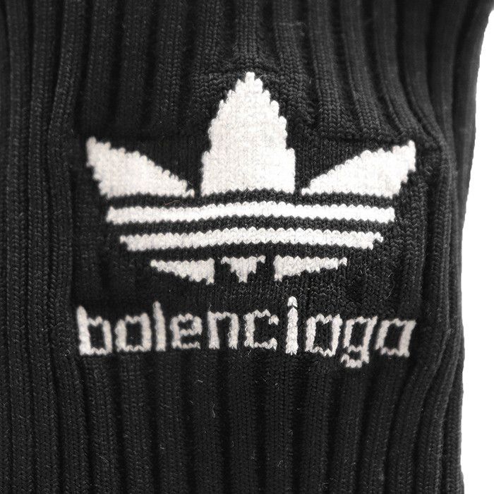Balenciaga Balenciaga Balenciaga adidas SOCK BOOTIE Knit High Heel Booties Leather Shoes 722298W2LM1 DUTY FREE for USA Size ONE SIZE - 2 Thumbnail