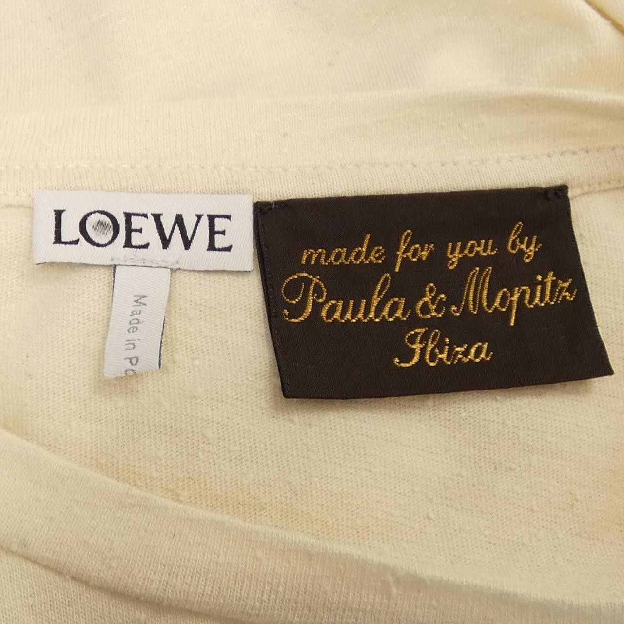 Loewe Loewe Loewe Paula's Ibiza T Shirt Textile T-Shirts S6299205CR DUTY FREE for USA Size ONE SIZE - 4 Thumbnail