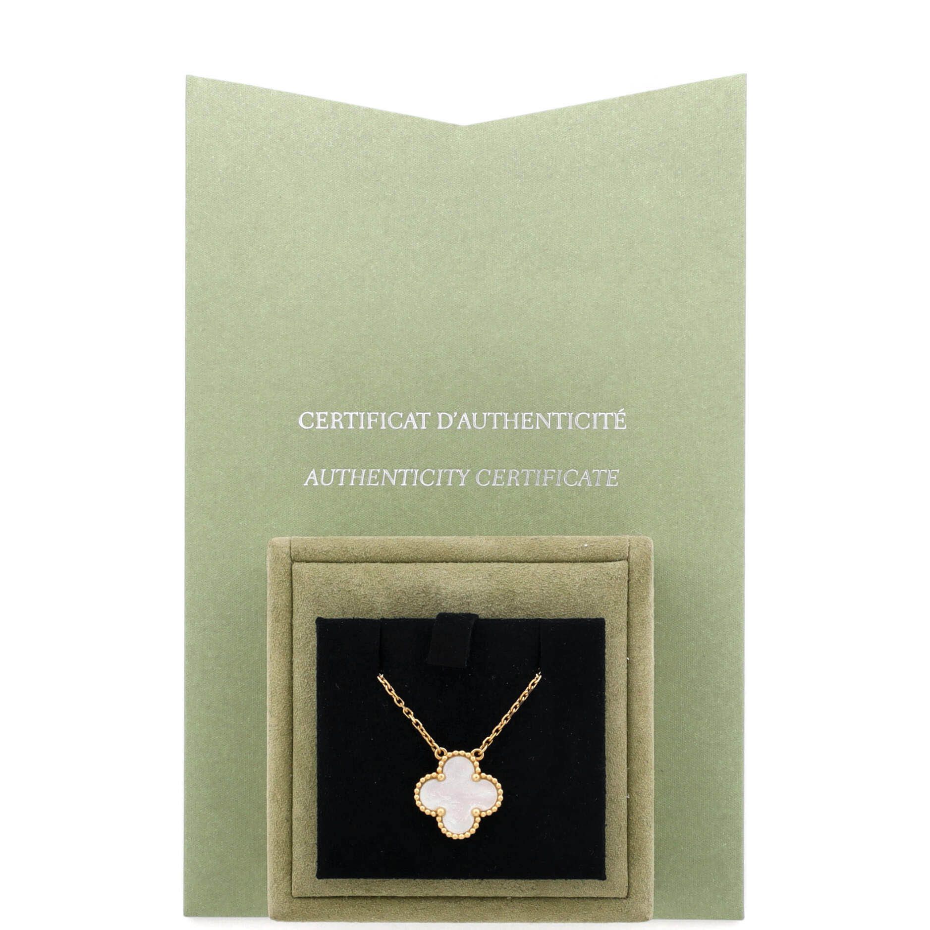 Van Cleef & Arpels Vintage Alhambra Pendant Necklace Size ONE SIZE - 2 Thumbnail