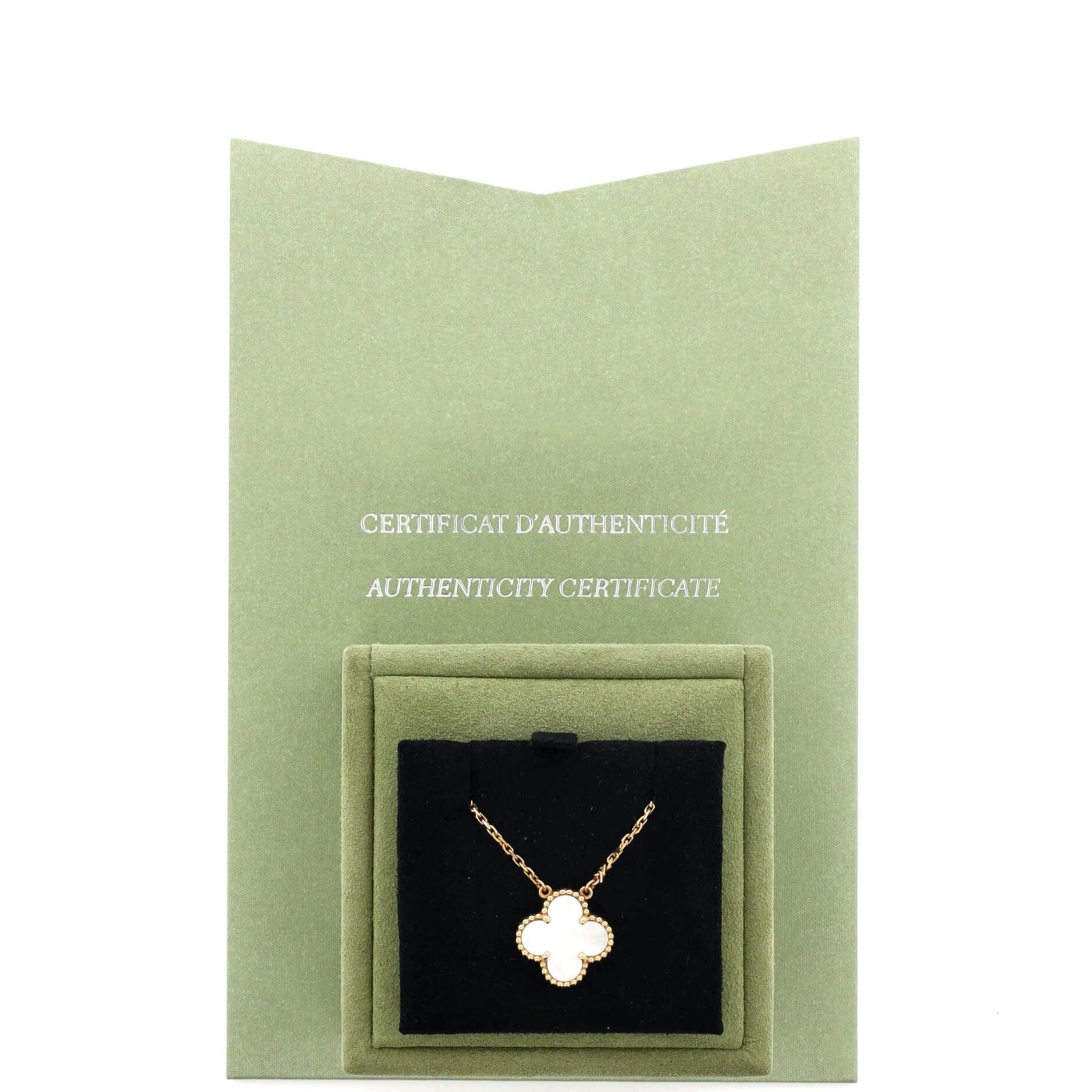 Van Cleef & Arpels Vintage Alhambra Pendant Necklace Size ONE SIZE - 2 Thumbnail