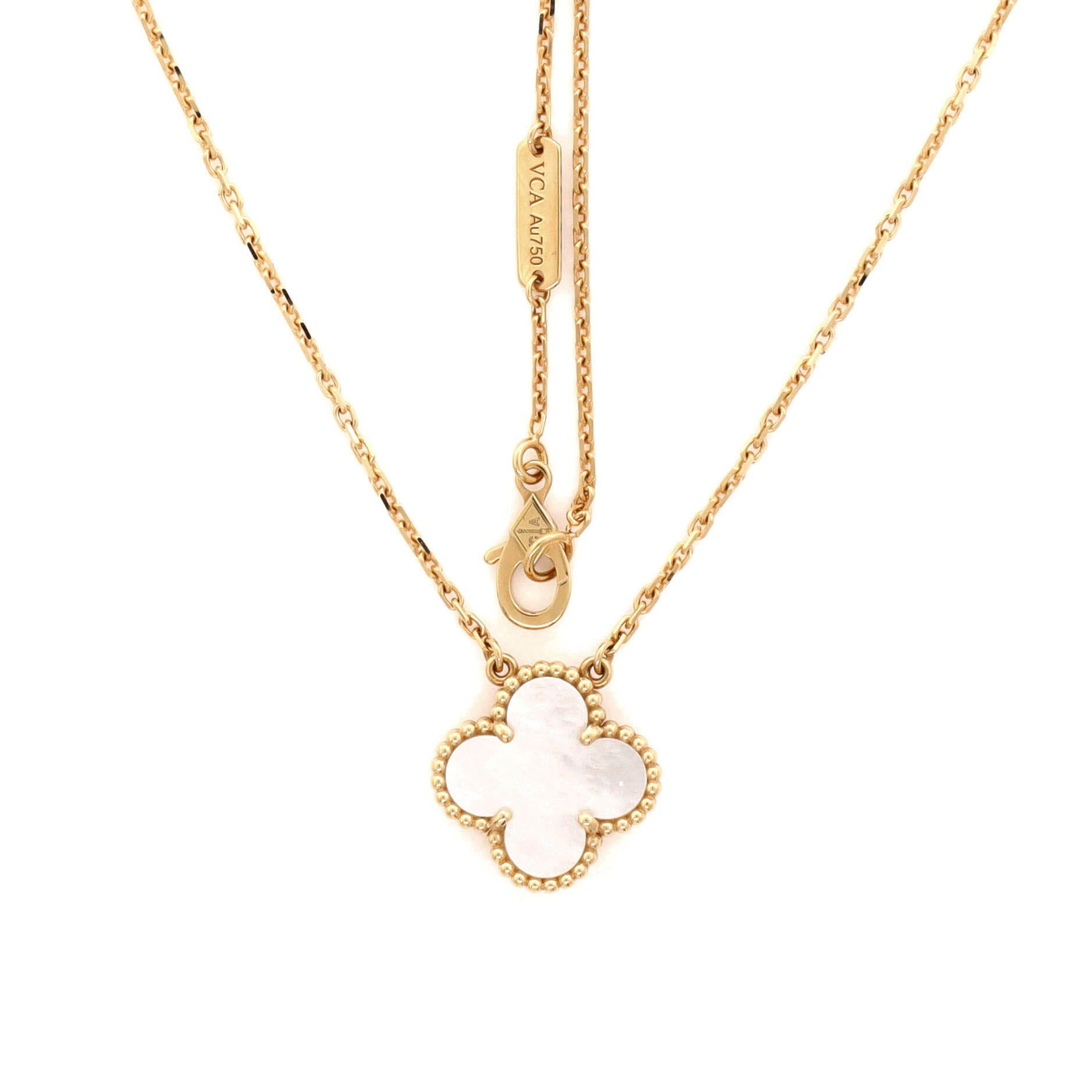 Van Cleef & Arpels Vintage Alhambra Pendant Necklace Size ONE SIZE - 3 Thumbnail