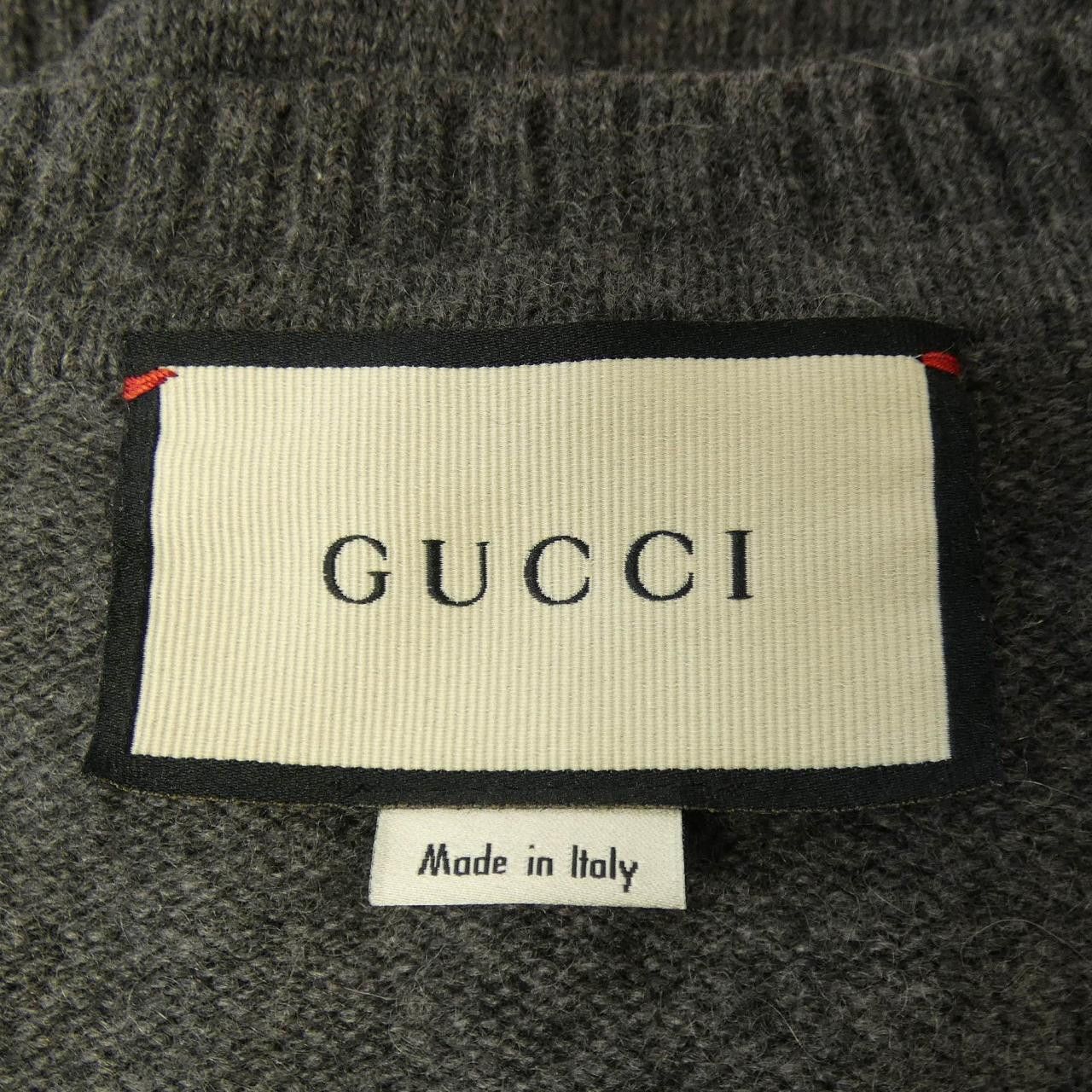 Gucci Gucci Gucci Cashmere Cardigan Textile Tops 628412XKBH9 DUTY FREE for USA Size ONE SIZE - 4 Thumbnail