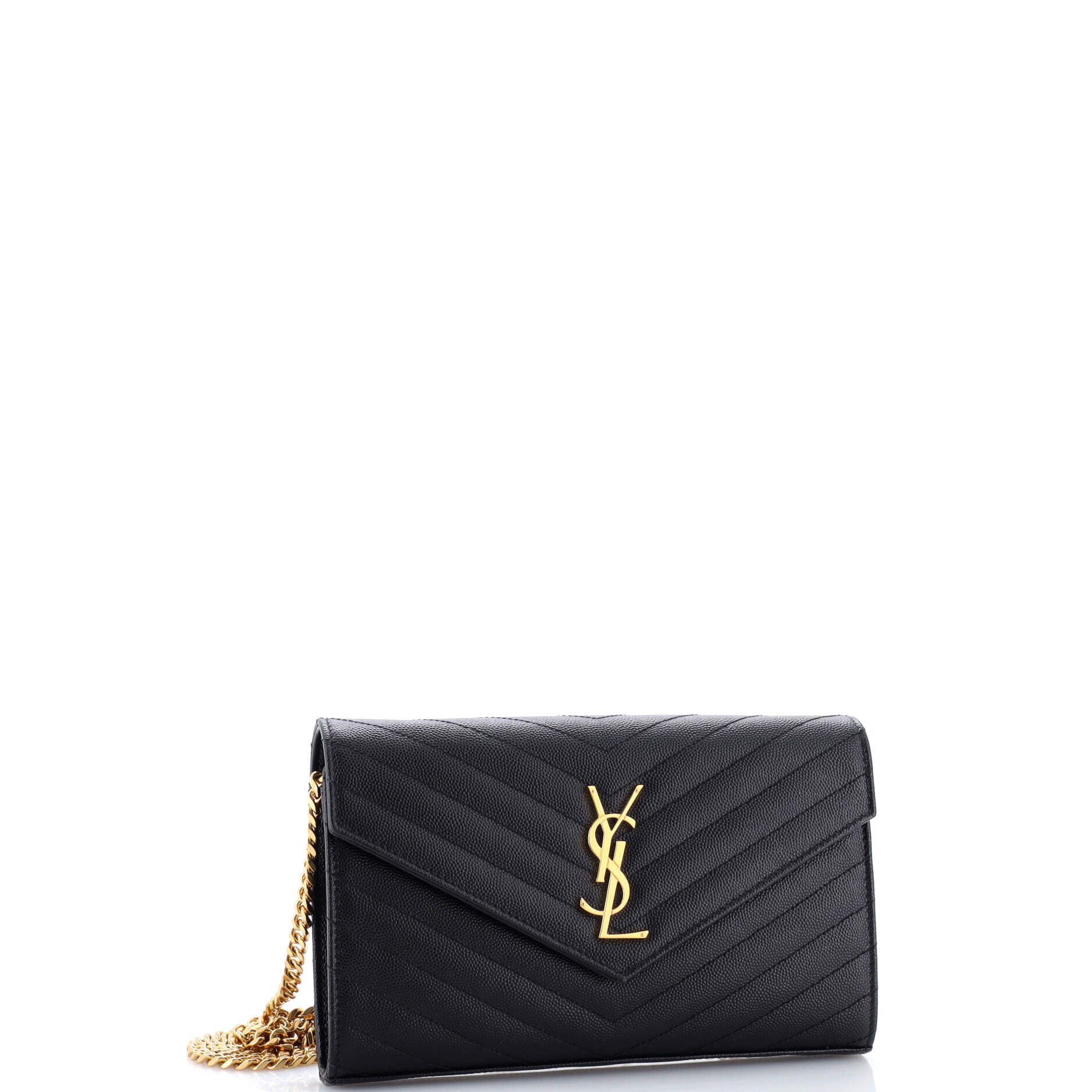 Saint Laurent Paris Classic Monogram Wallet on Chain Size ONE SIZE - 2 Thumbnail