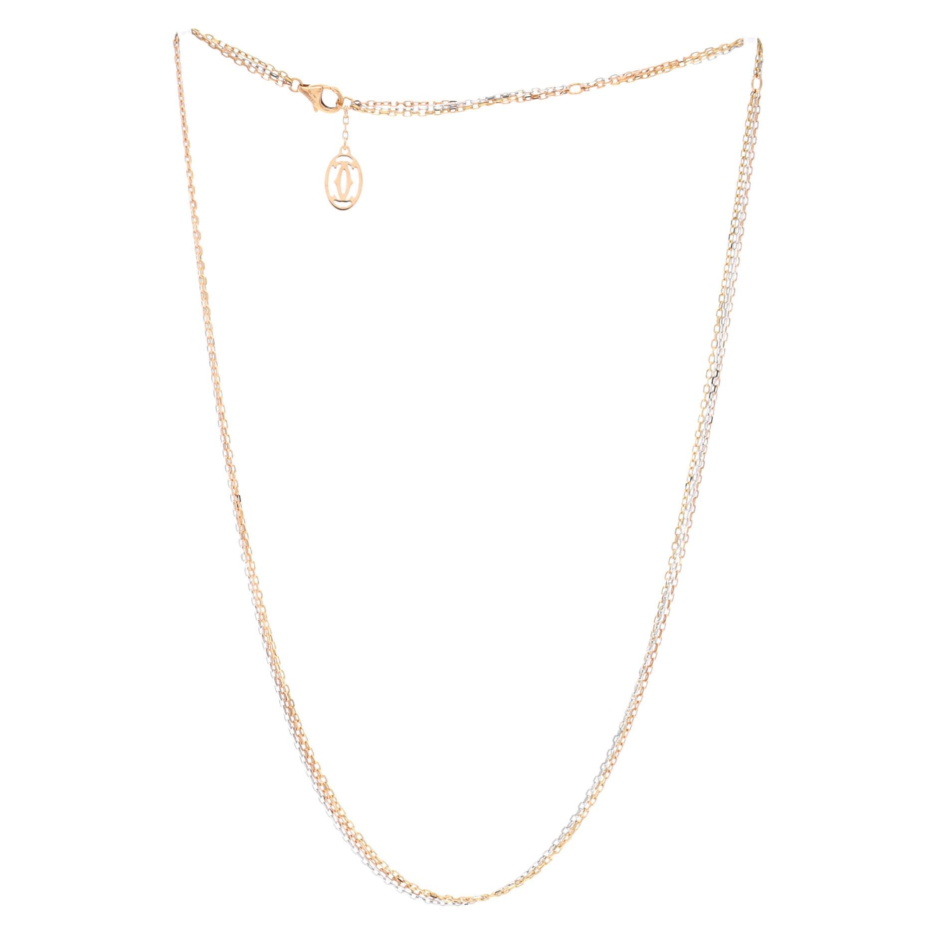 Cartier Trinity Chain Necklace Size ONE SIZE - 3 Thumbnail