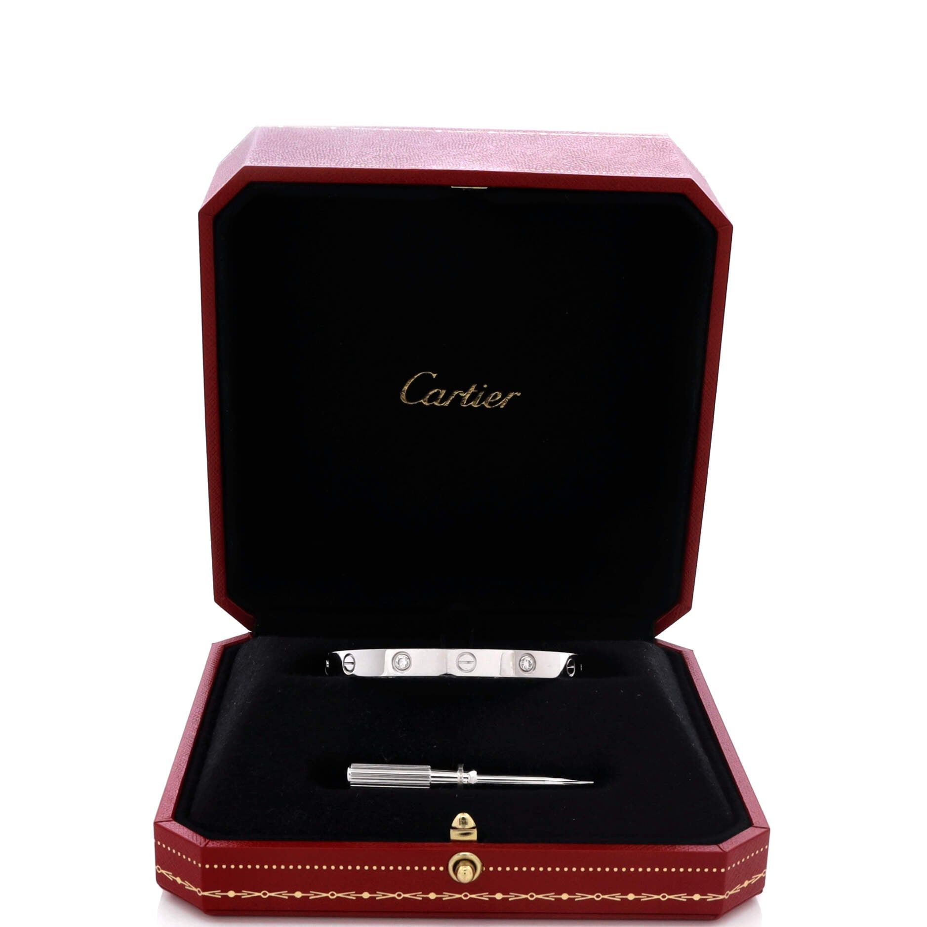 Cartier Love 4 Diamond Bracelet Size ONE SIZE - 2 Thumbnail