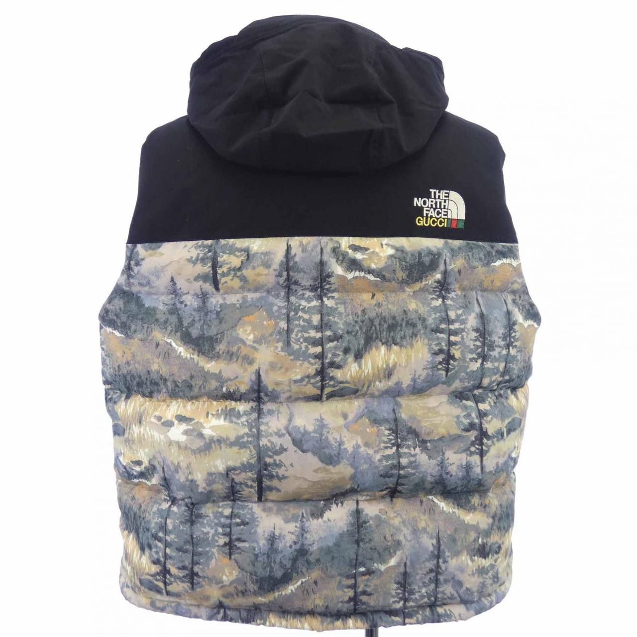 Gucci Gucci Gucci The North Face Down Vest Textile Outerwear 663762XAADS DUTY FREE for USA Size ONE SIZE - 2 Thumbnail