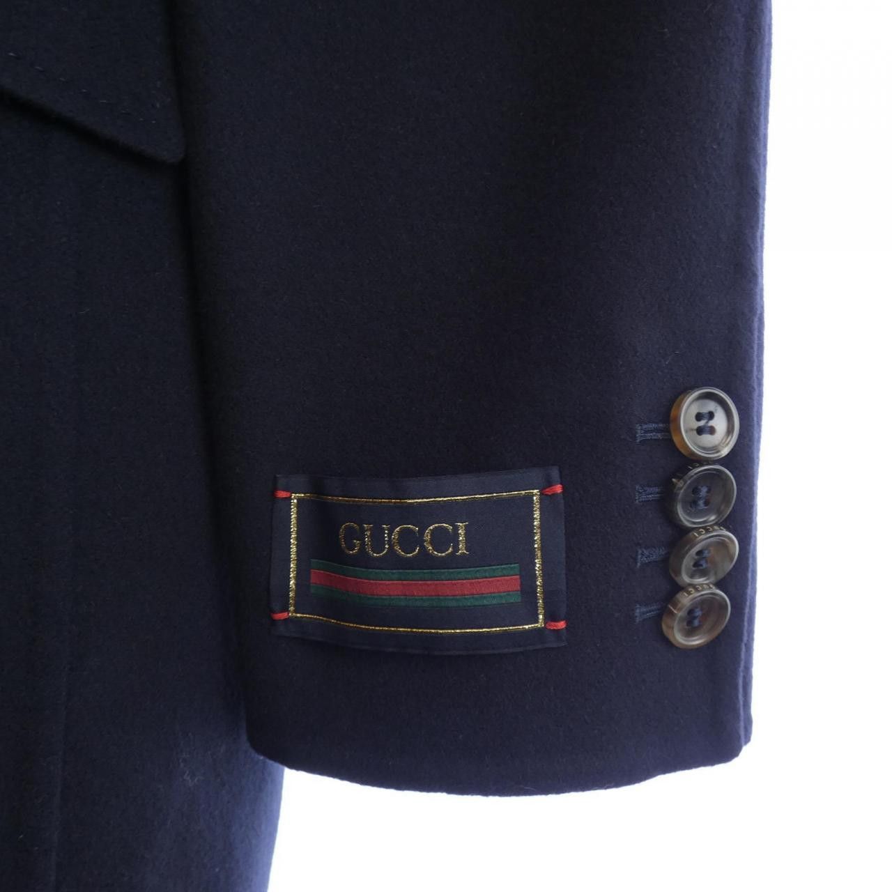 Gucci Gucci Gucci Cashmere Blend Coat Textile Outerwear 762017ZAKE3 DUTY FREE for USA Size ONE SIZE - 6 Thumbnail