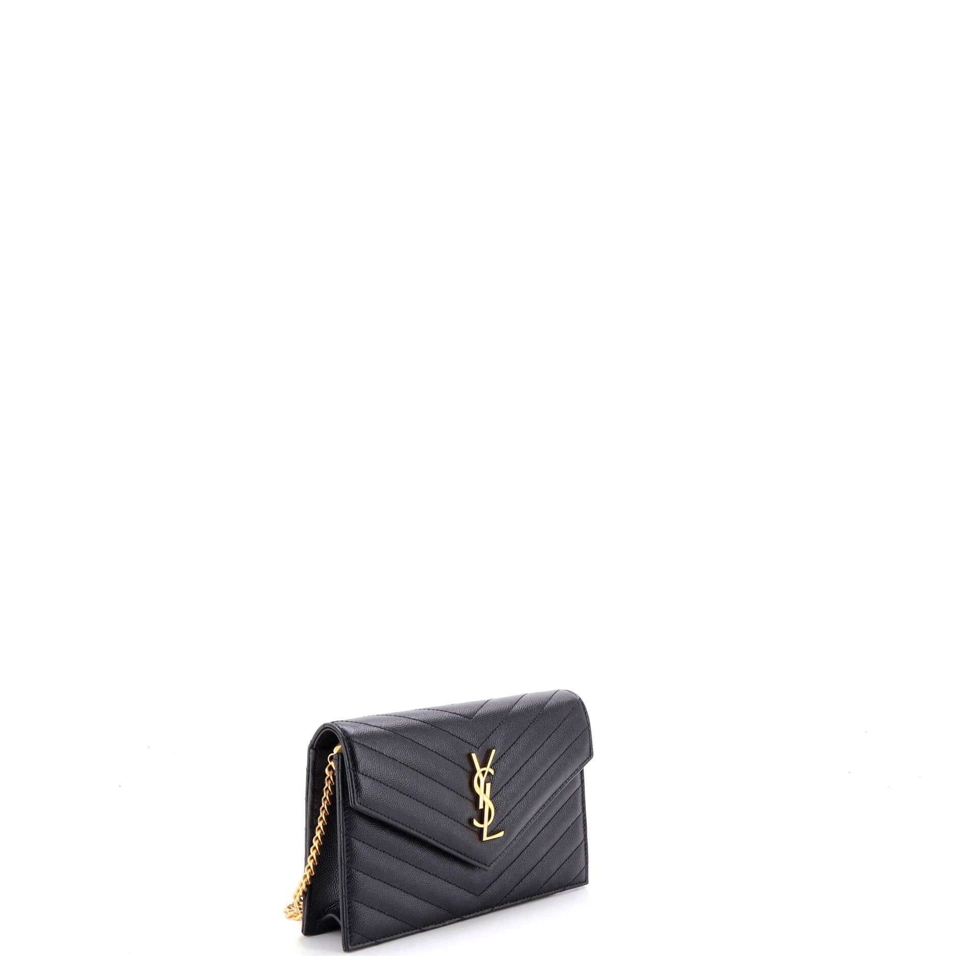 Saint Laurent Paris Classic Monogram Wallet on Chain Size ONE SIZE - 2 Thumbnail