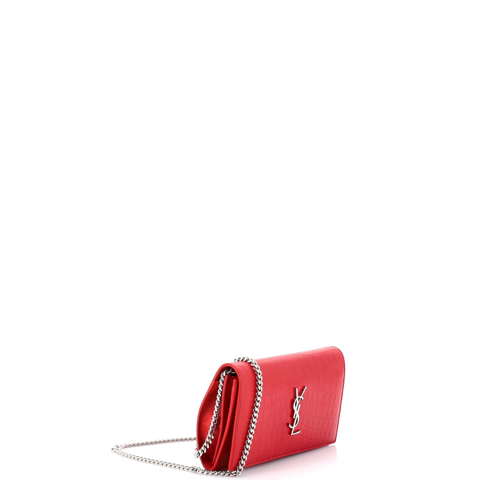 Saint Laurent Paris Classic Monogram Wallet on Chain Size ONE SIZE - 2 Thumbnail