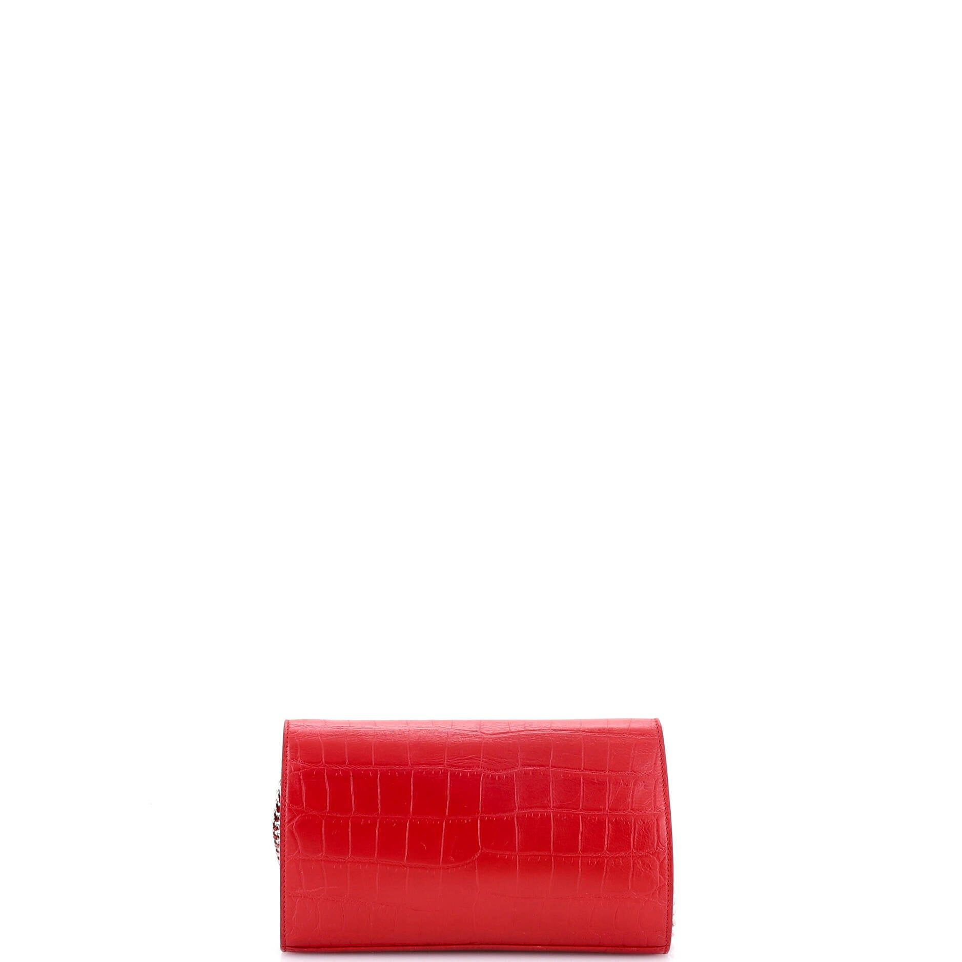 Saint Laurent Paris Classic Monogram Wallet on Chain Size ONE SIZE - 3 Thumbnail