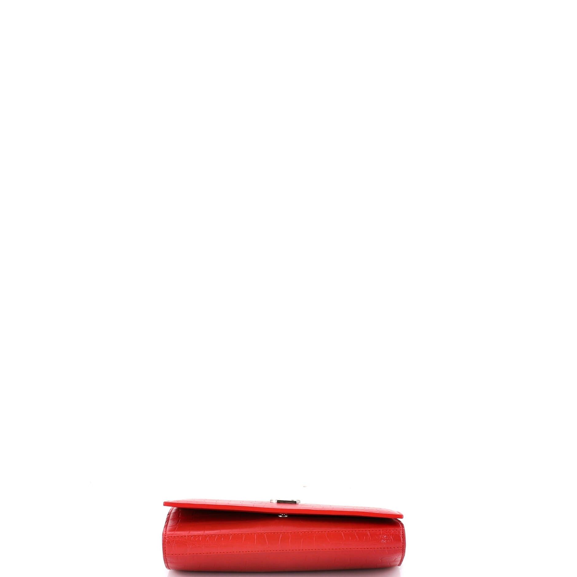 Saint Laurent Paris Classic Monogram Wallet on Chain Size ONE SIZE - 4 Thumbnail