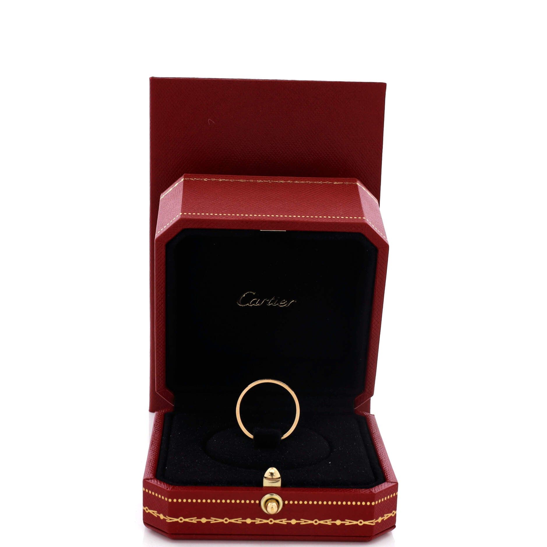 Cartier Love Wedding Band Pave Diamonds Ring Size ONE SIZE - 2 Thumbnail