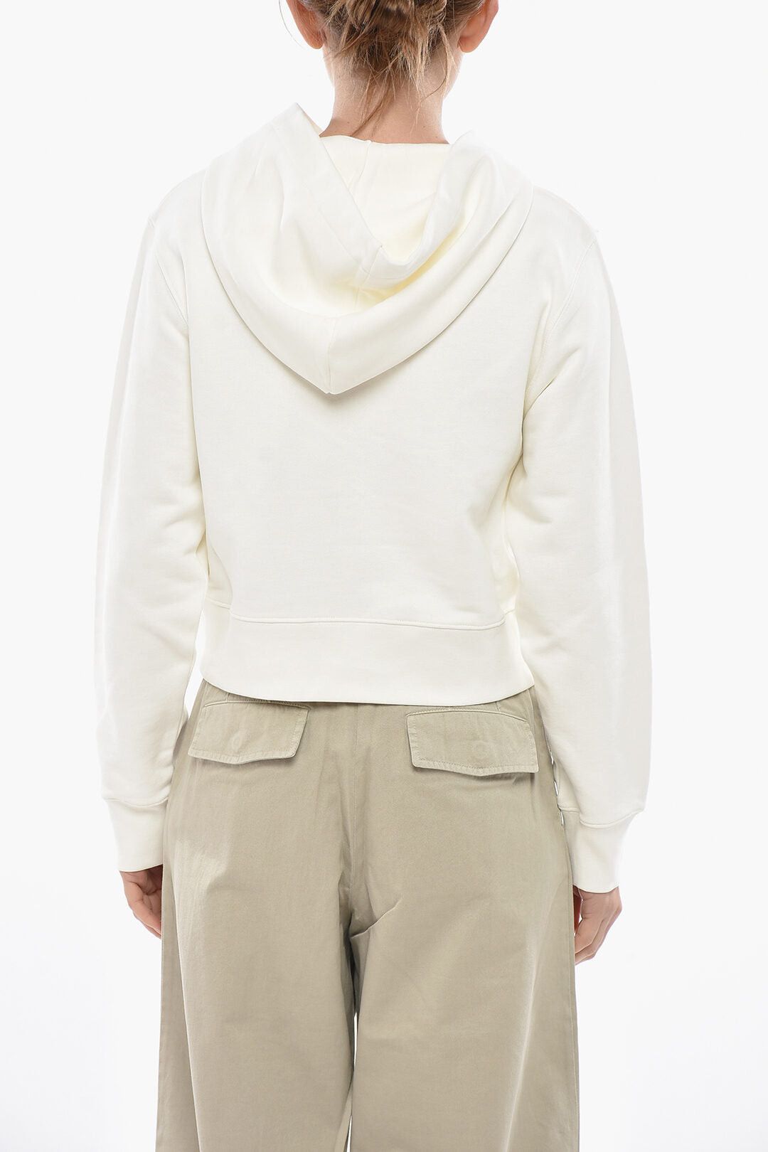 Palm Angels Brushed Cotton Hoodie COLLEGE PALM Size S / US 4 / IT 40 - 2 Thumbnail