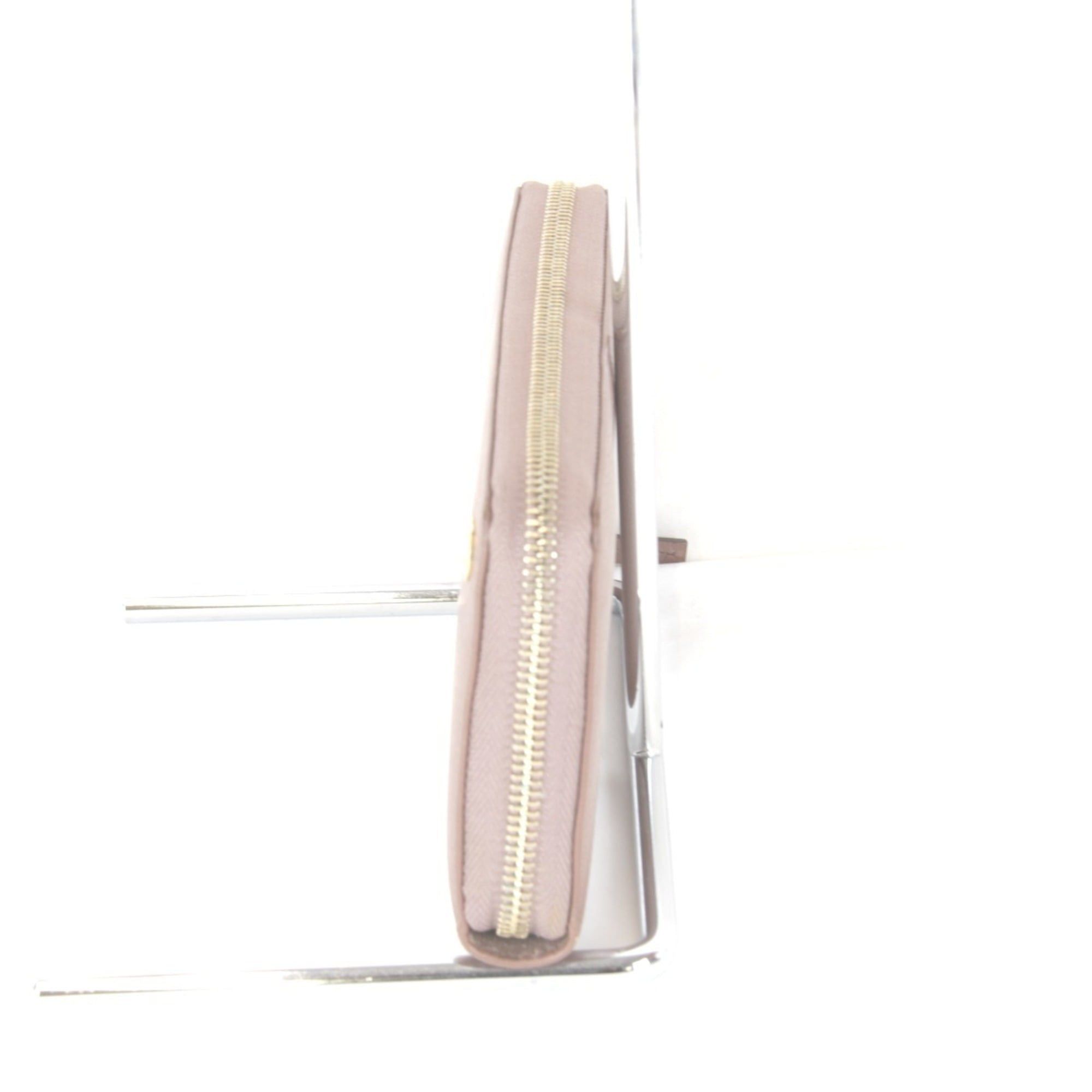 Gucci GUCCI Interlocking Round 309705・534563 Long Wallet Leather Pink Greige Women's Size ONE SIZE - 3 Thumbnail
