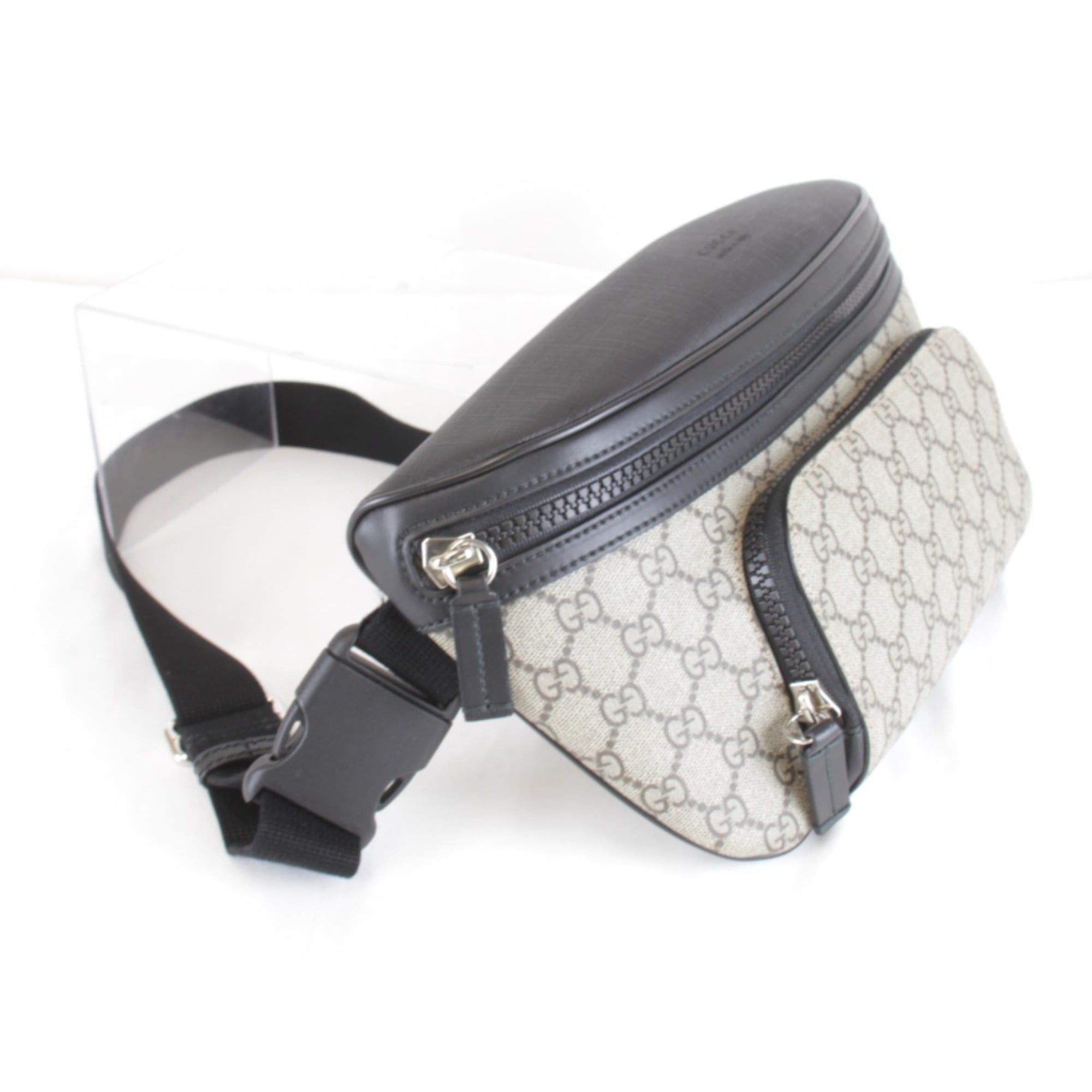 Gucci GUCCI 779843・493075 Body Bag GG Supreme Canvas Gray Women's Size ONE SIZE - 4 Thumbnail