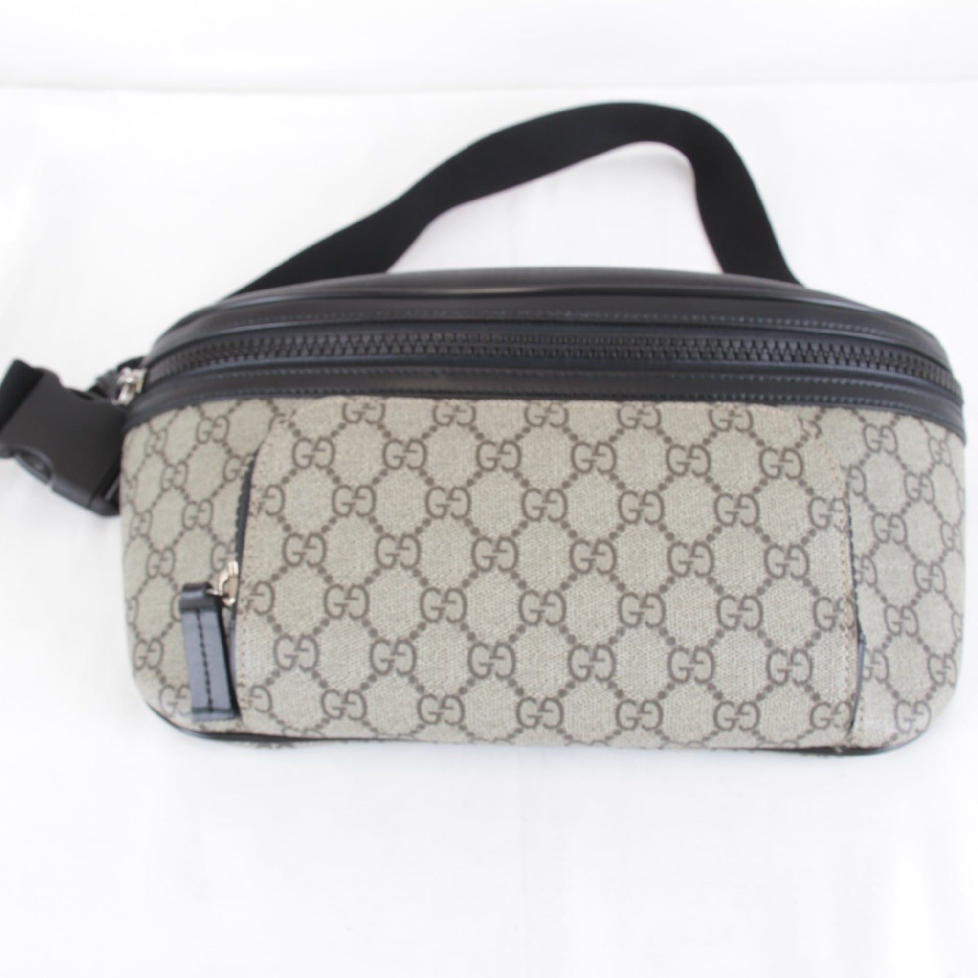 Gucci GUCCI 779843・493075 Body Bag GG Supreme Canvas Gray Women's Size ONE SIZE - 12 Thumbnail