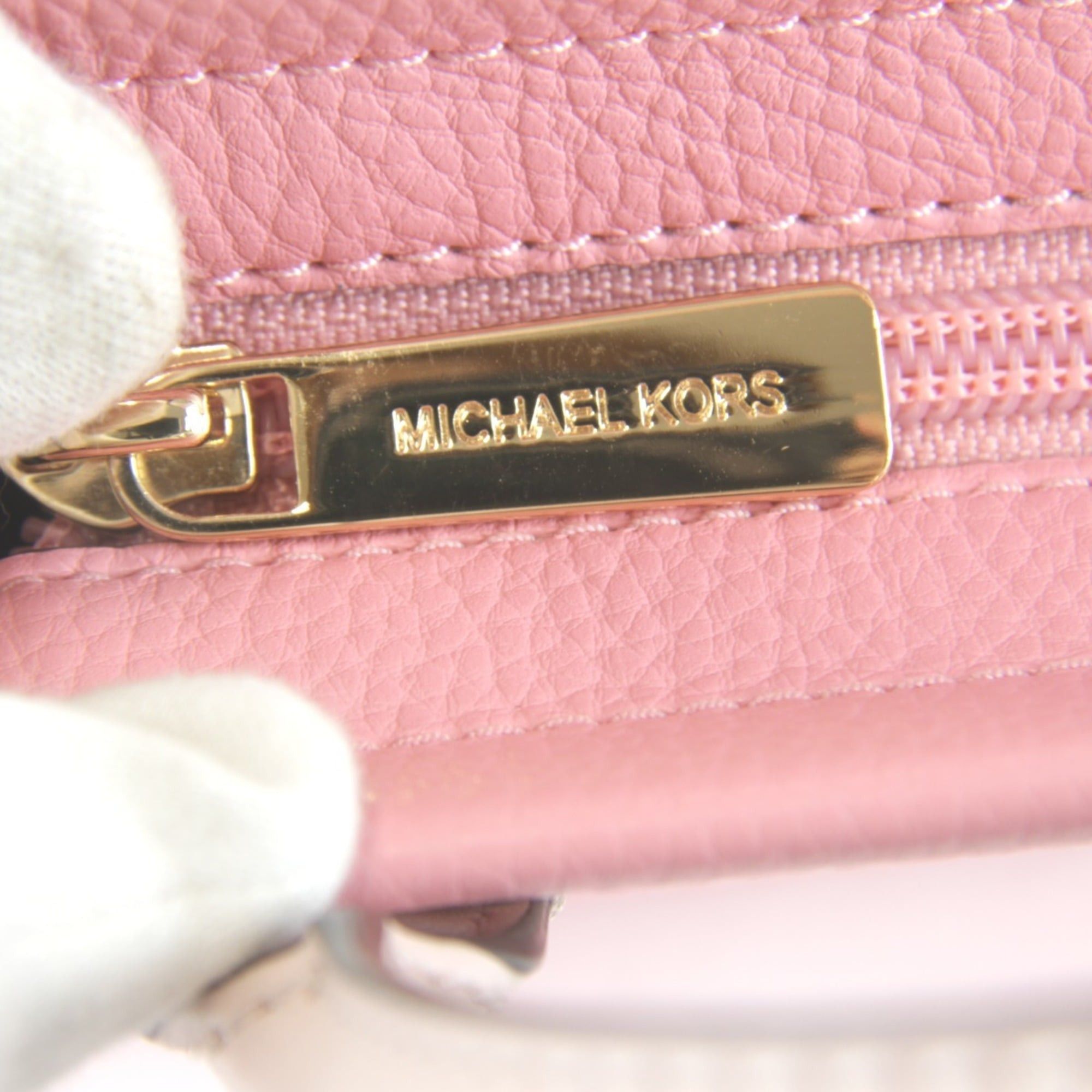 Michael Kors Michael Kors Mini 2-Way Bag Shoulder Leather Pink Women's Size ONE SIZE - 8 Thumbnail