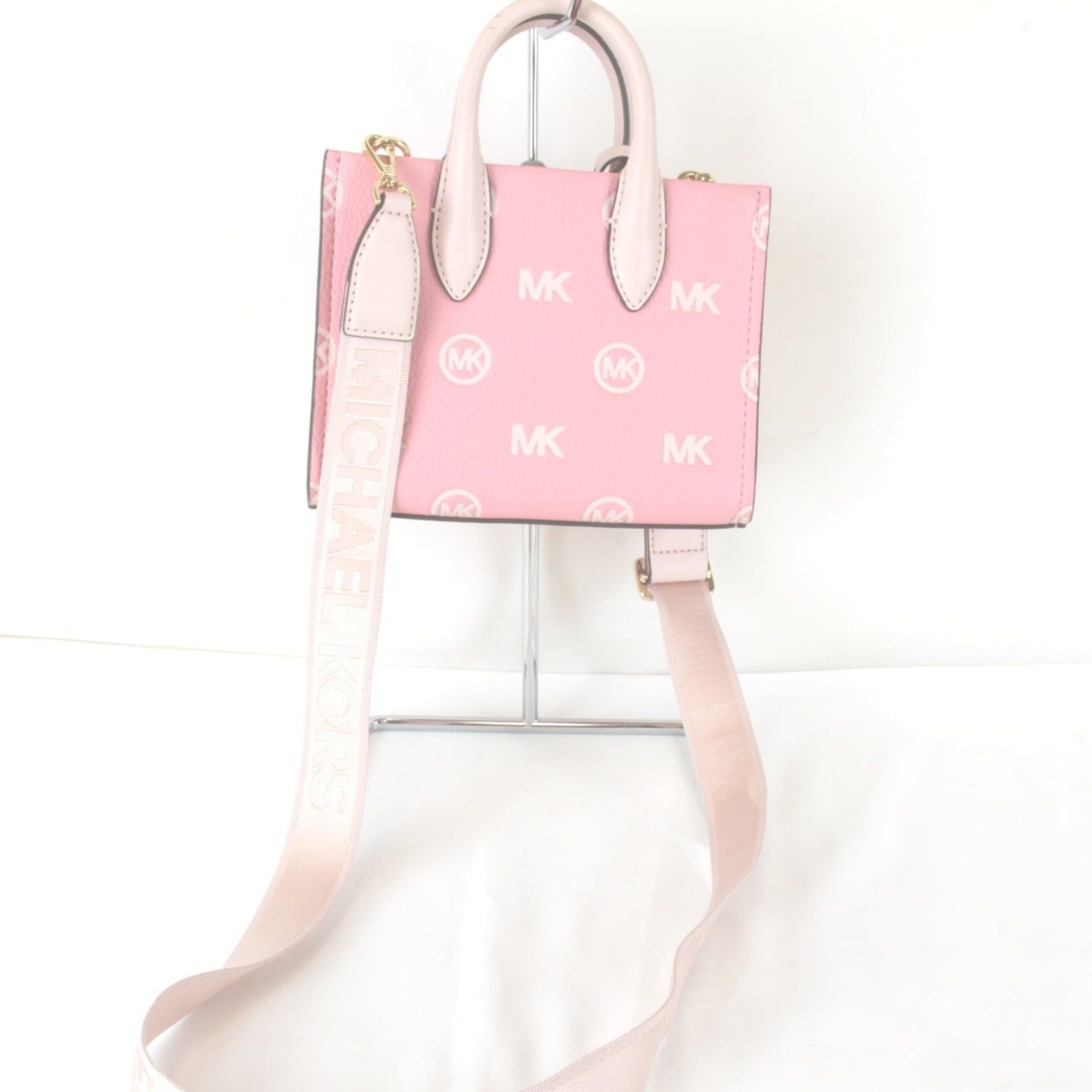 Michael Kors Michael Kors Mini 2-Way Bag Shoulder Leather Pink Women's Size ONE SIZE - 2 Thumbnail