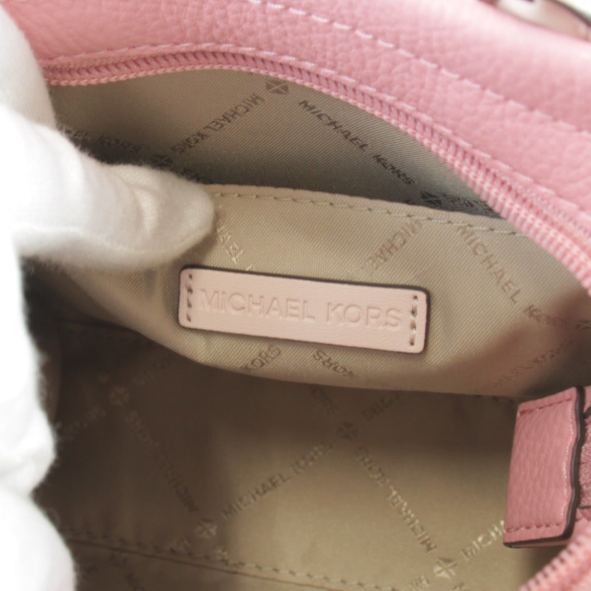 Michael Kors Michael Kors Mini 2-Way Bag Shoulder Leather Pink Women's Size ONE SIZE - 10 Thumbnail