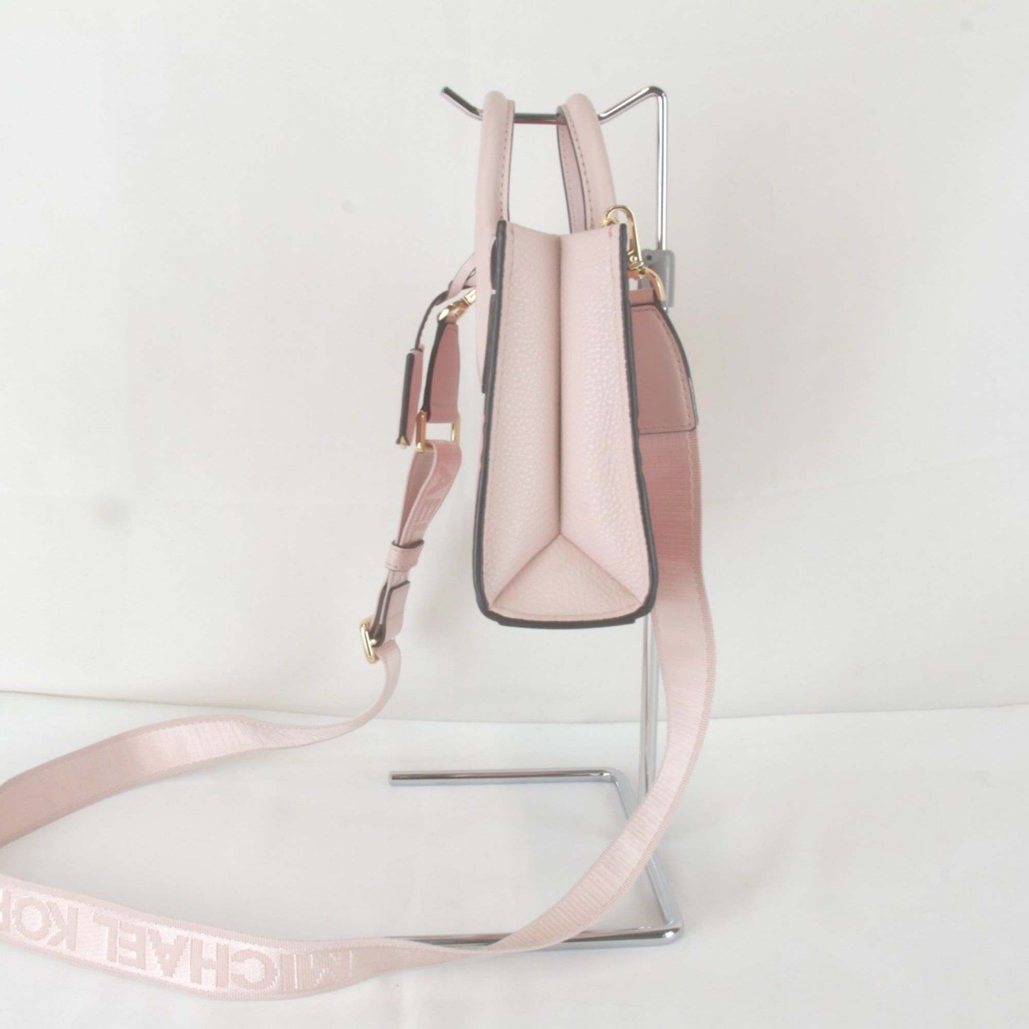 Michael Kors Michael Kors Mini 2-Way Bag Shoulder Leather Pink Women's Size ONE SIZE - 3 Thumbnail