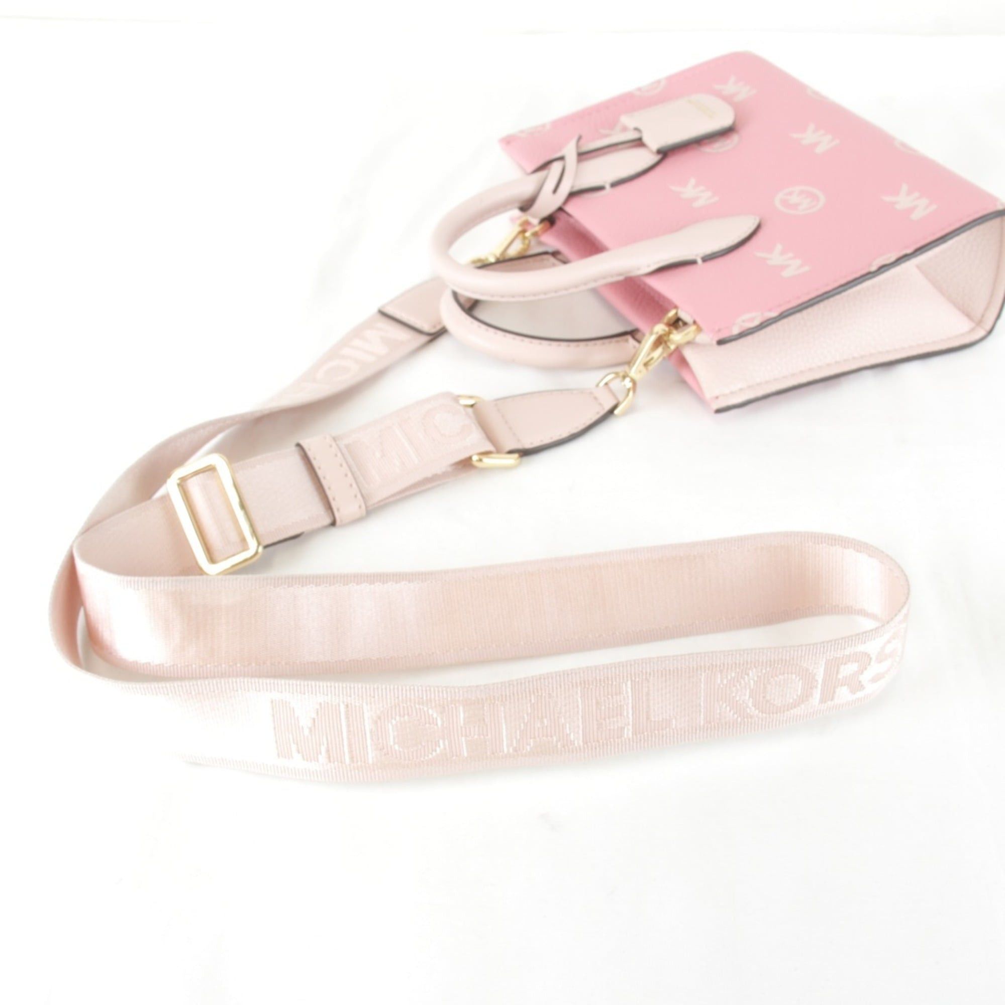 Michael Kors Michael Kors Mini 2-Way Bag Shoulder Leather Pink Women's Size ONE SIZE - 6 Thumbnail