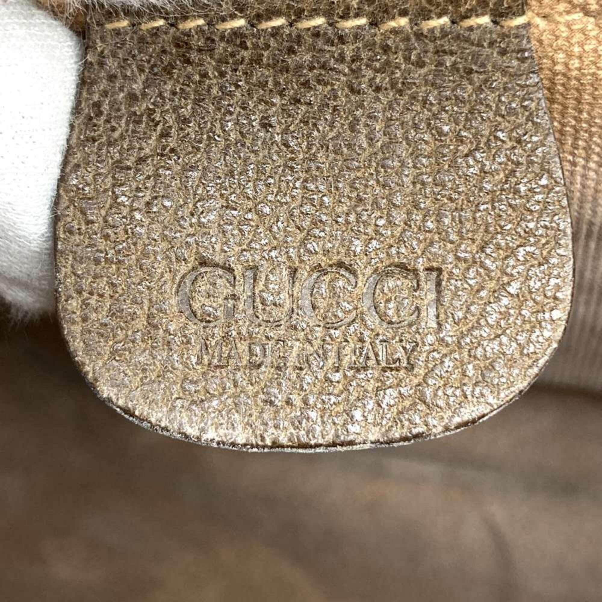 Gucci GUCCI 007 14 Shoulder Bag, Canvas and Leather, Brown, Women's Size ONE SIZE - 7 Thumbnail