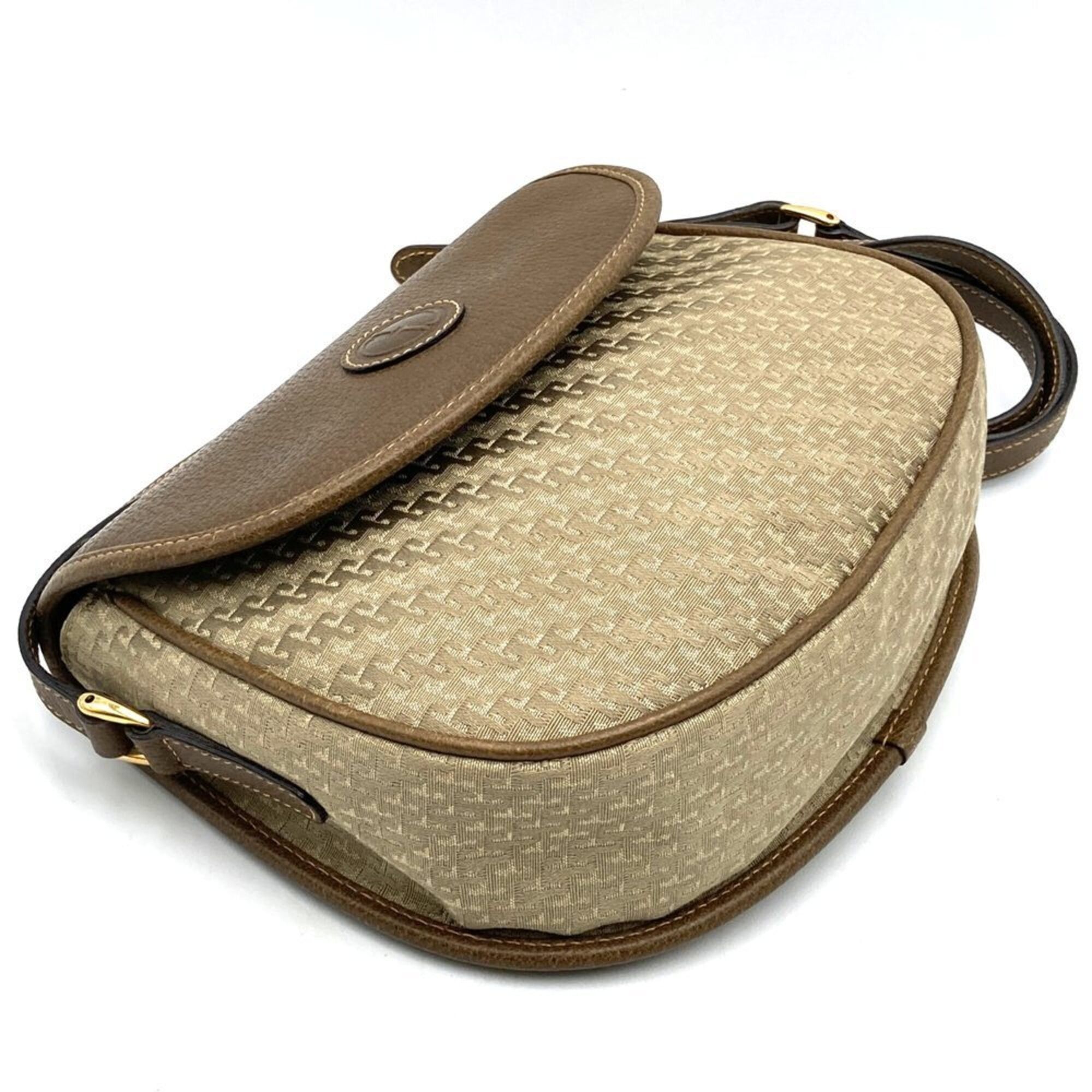 Gucci GUCCI 007 14 Shoulder Bag, Canvas and Leather, Brown, Women's Size ONE SIZE - 3 Thumbnail