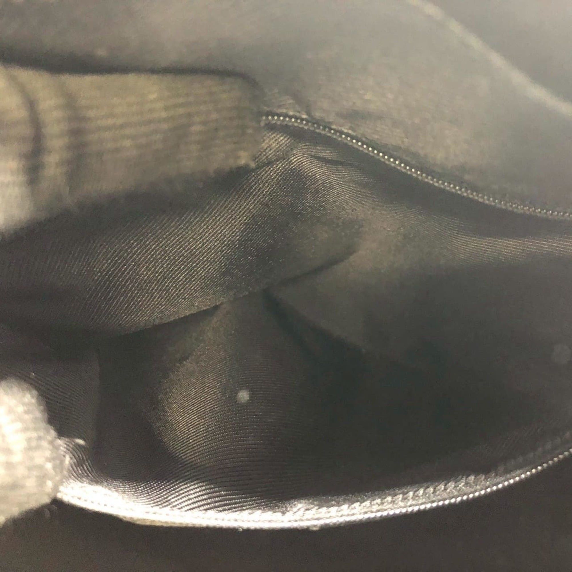 Gucci GUCCI 002-1121 GG Canvas Tote Bag Handbag Leather Black Women's Size ONE SIZE - 10 Thumbnail