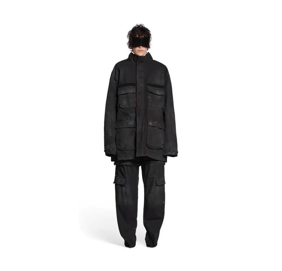 Balenciaga Balenciaga 23Fall Mud-Dye 8-Pocket Jacket Size US M / EU 48-50 / 2 - 8 Thumbnail