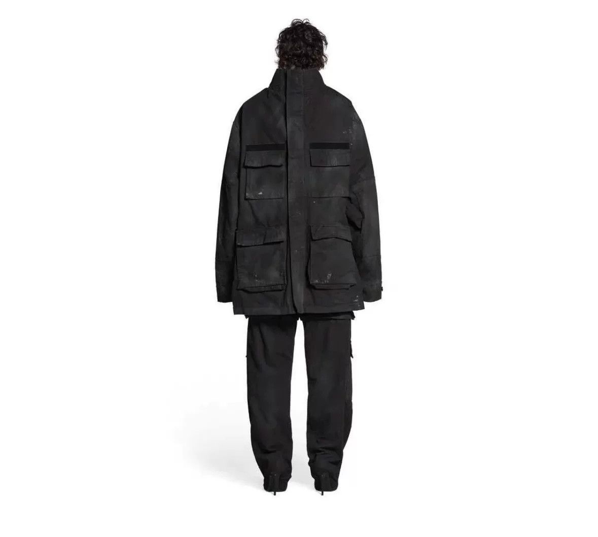 Balenciaga Balenciaga 23Fall Mud-Dye 8-Pocket Jacket Size US M / EU 48-50 / 2 - 9 Thumbnail