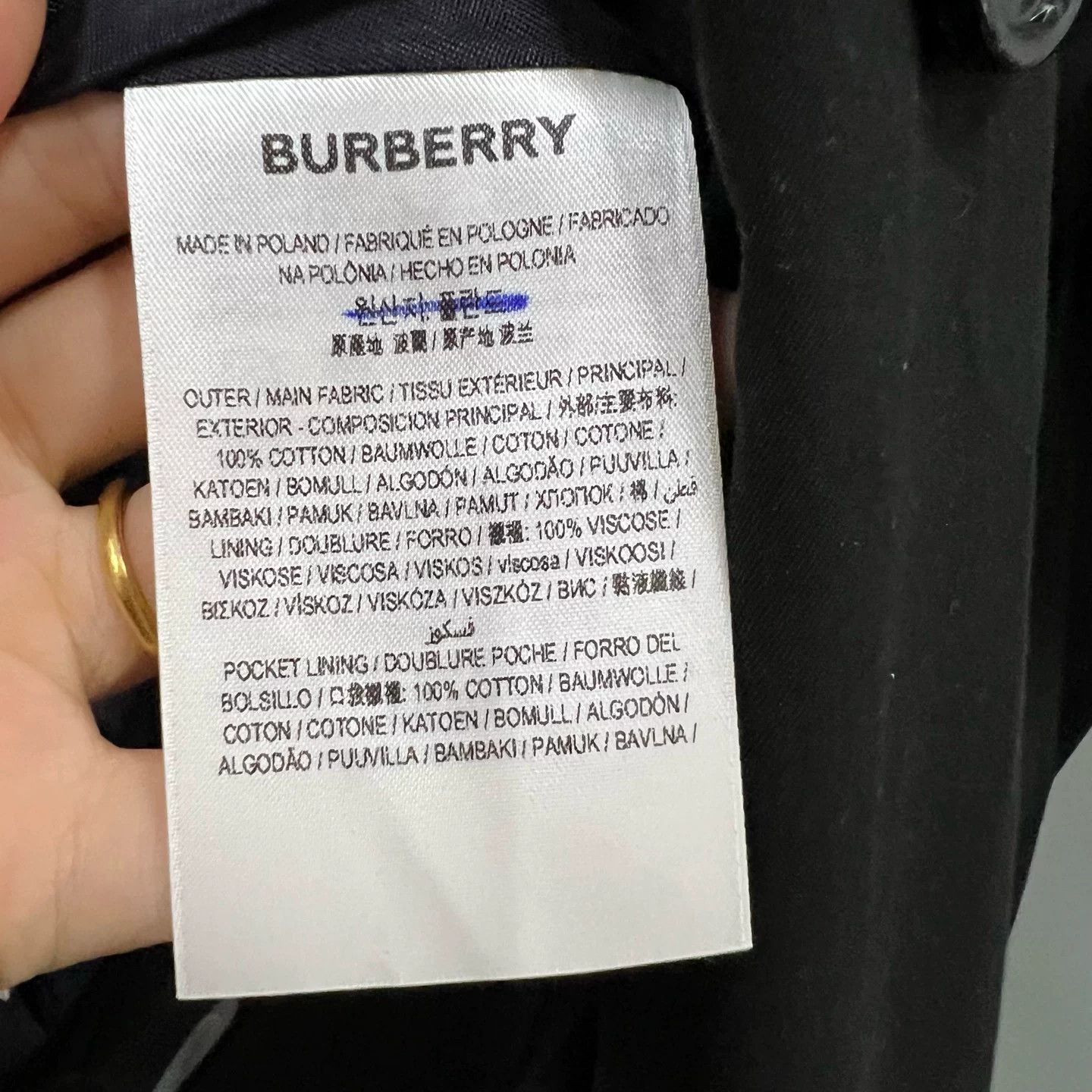 Burberry Burberry Black Long Double-Breasted Trench Size XXS / US 00 / IT 34 - 4 Thumbnail