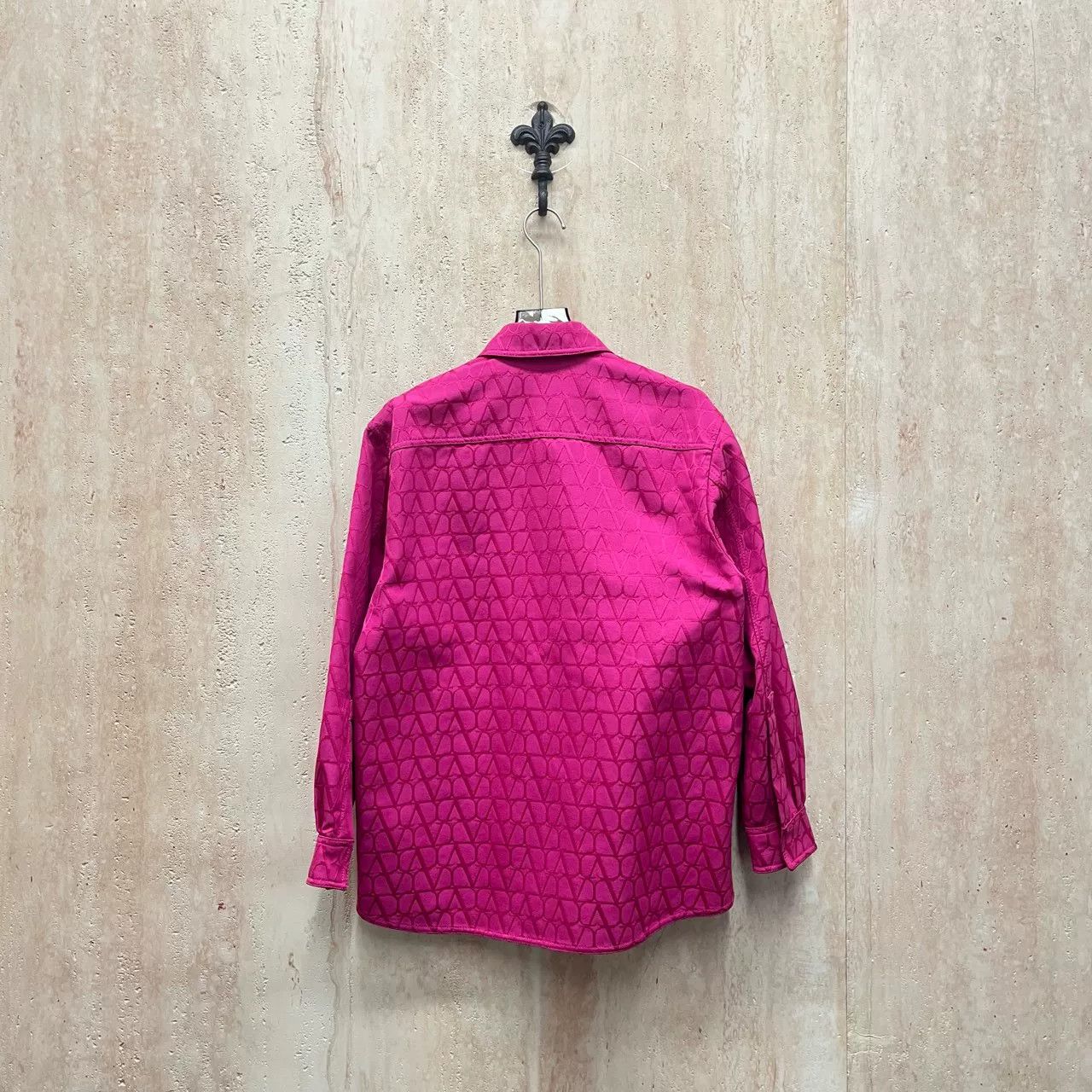Valentino Valentino Rose Red Embroidered Logo Jacket Size S / US 4 / IT 40 - 3 Thumbnail