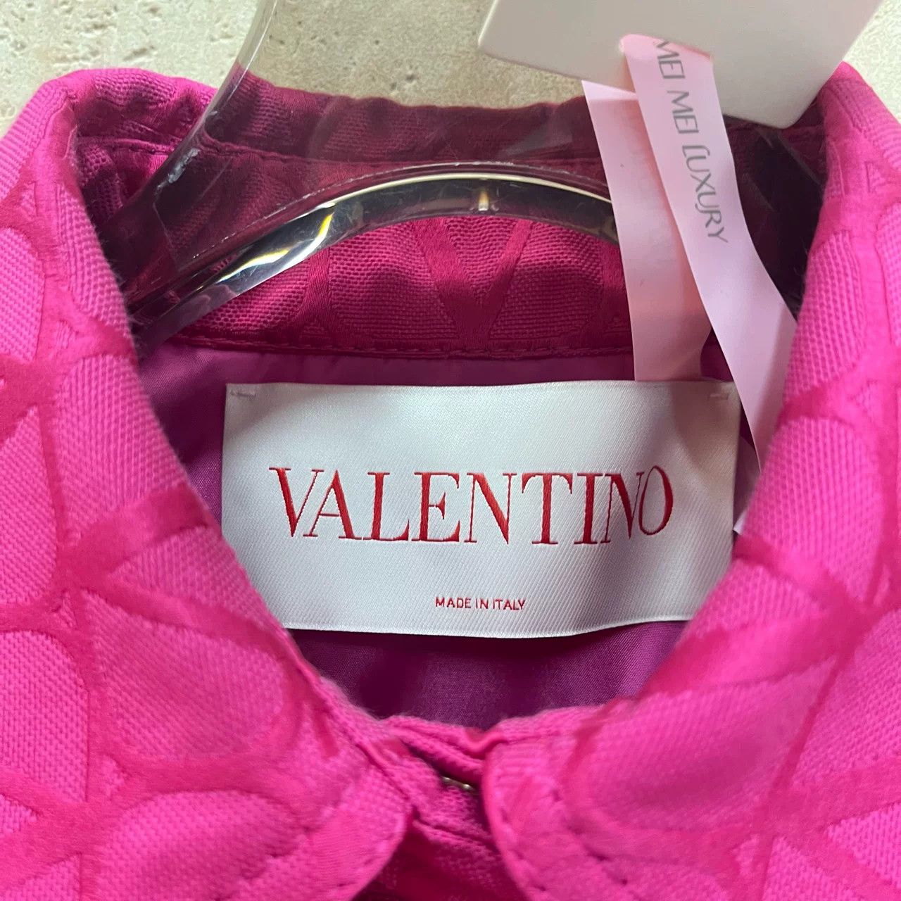 Valentino Valentino Rose Red Embroidered Logo Jacket Size S / US 4 / IT 40 - 4 Thumbnail