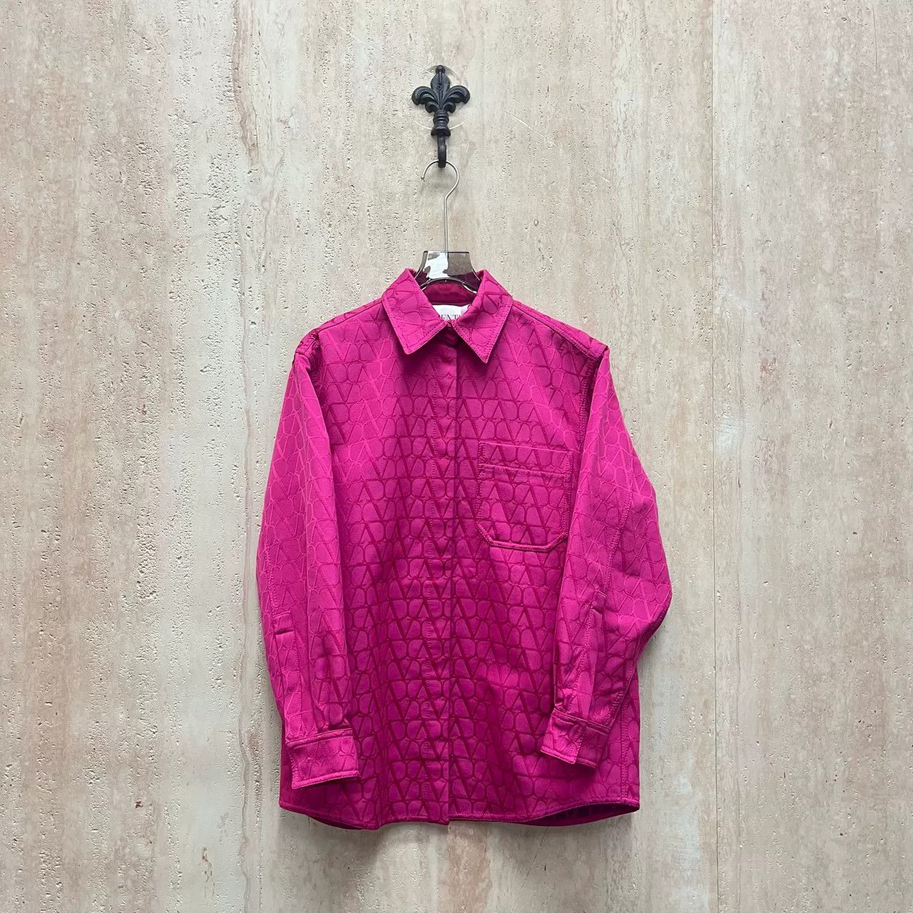 Valentino Valentino Rose Red Embroidered Logo Jacket Size S / US 4 / IT 40 - 2 Thumbnail
