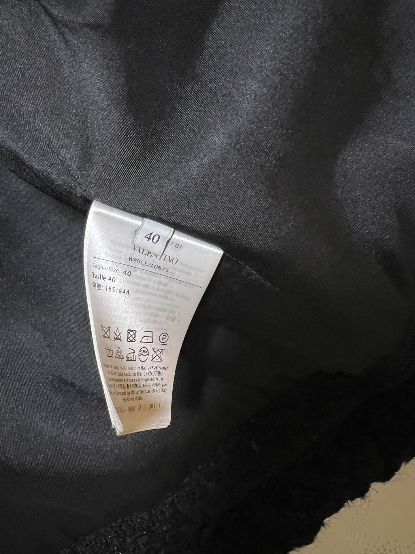 Valentino Valentino Black Classic Style Jacket Size S / US 4 / IT 40 - 6 Thumbnail