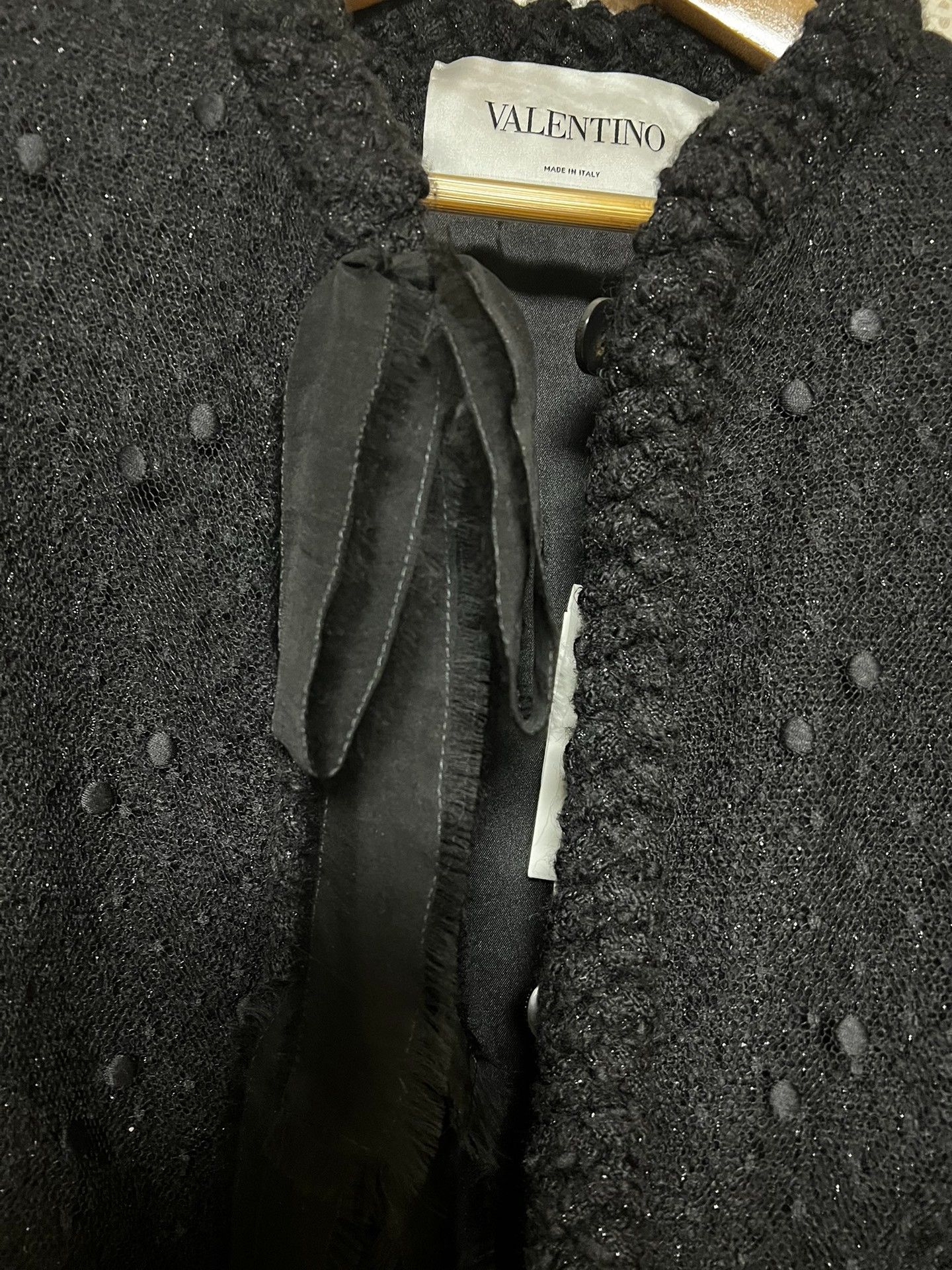 Valentino Valentino Black Classic Style Jacket Size S / US 4 / IT 40 - 3 Thumbnail