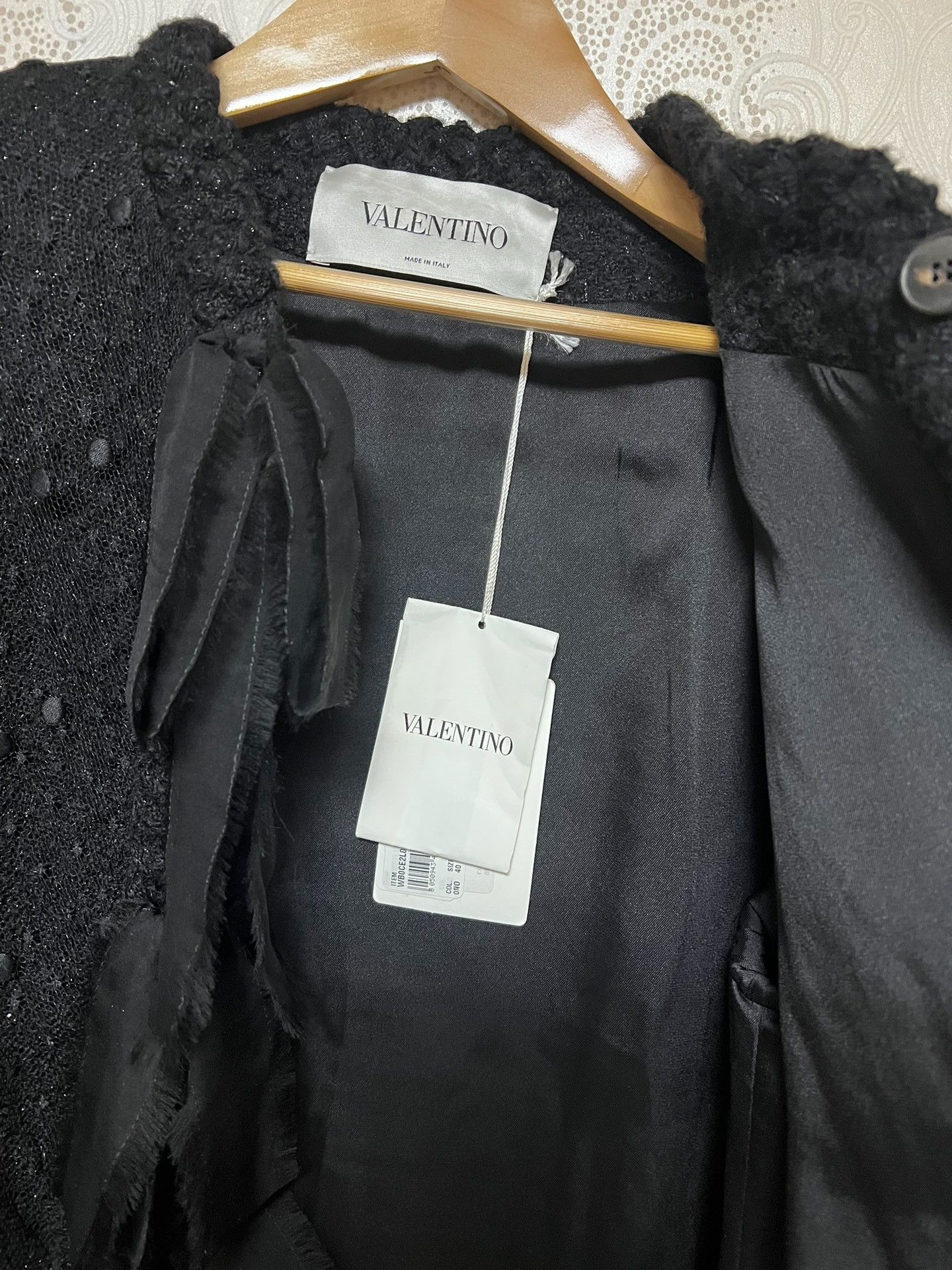 Valentino Valentino Black Classic Style Jacket Size S / US 4 / IT 40 - 4 Thumbnail