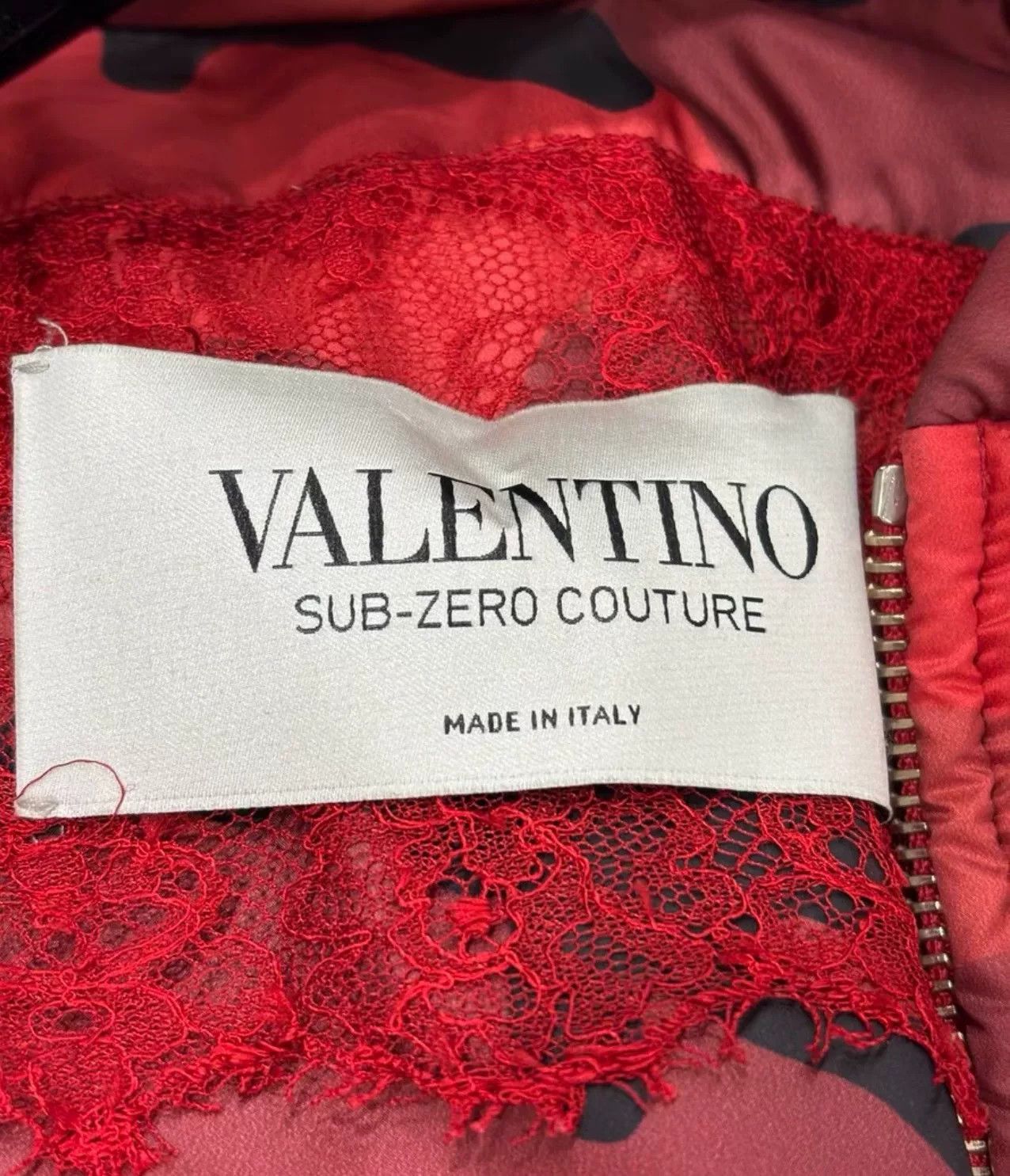 Valentino Valentino Red Black Camo Down Jacket Size S / US 4 / IT 40 - 7 Thumbnail