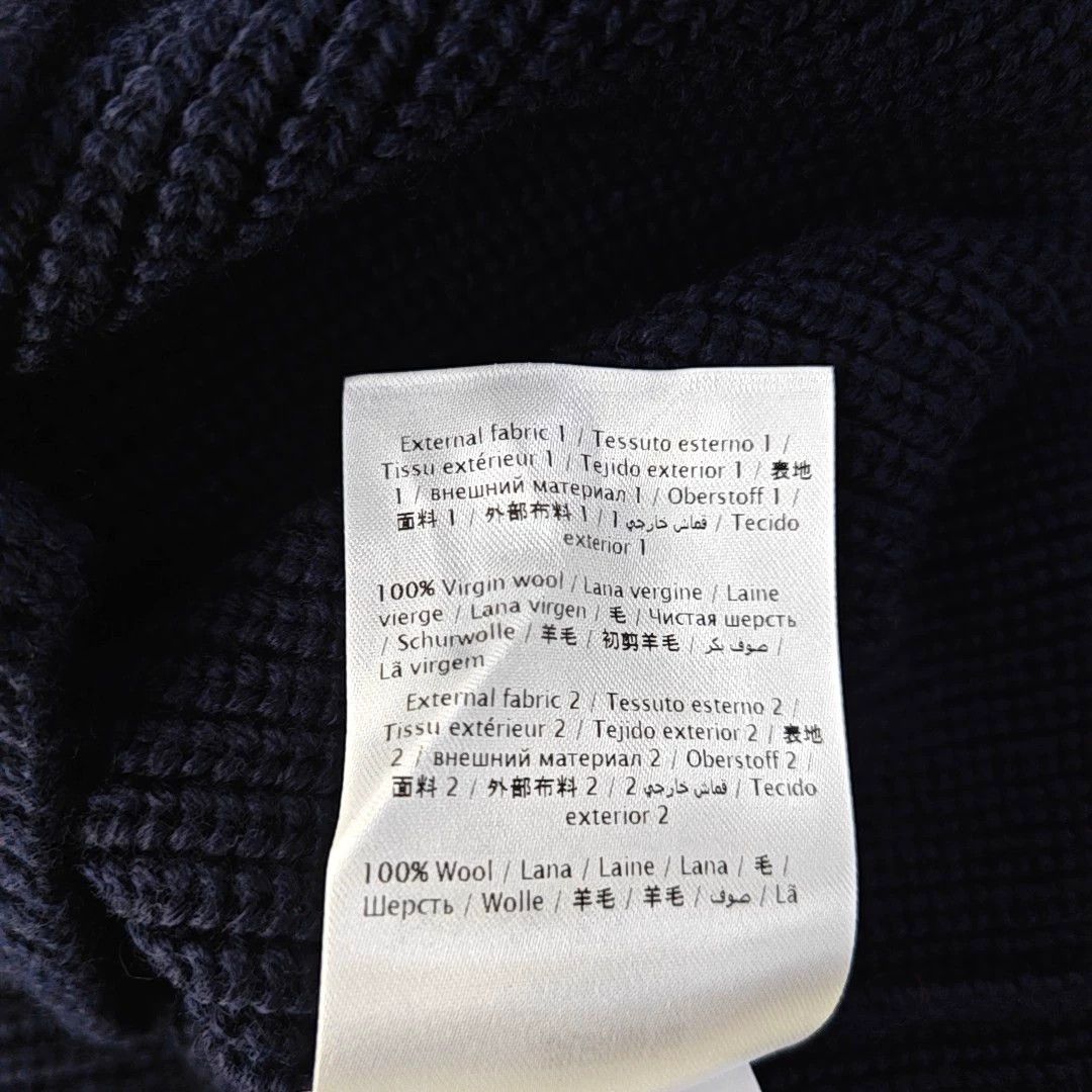 Valentino Valentino Dark Blue Wool Pullover Size S / US 4 / IT 40 - 3 Thumbnail