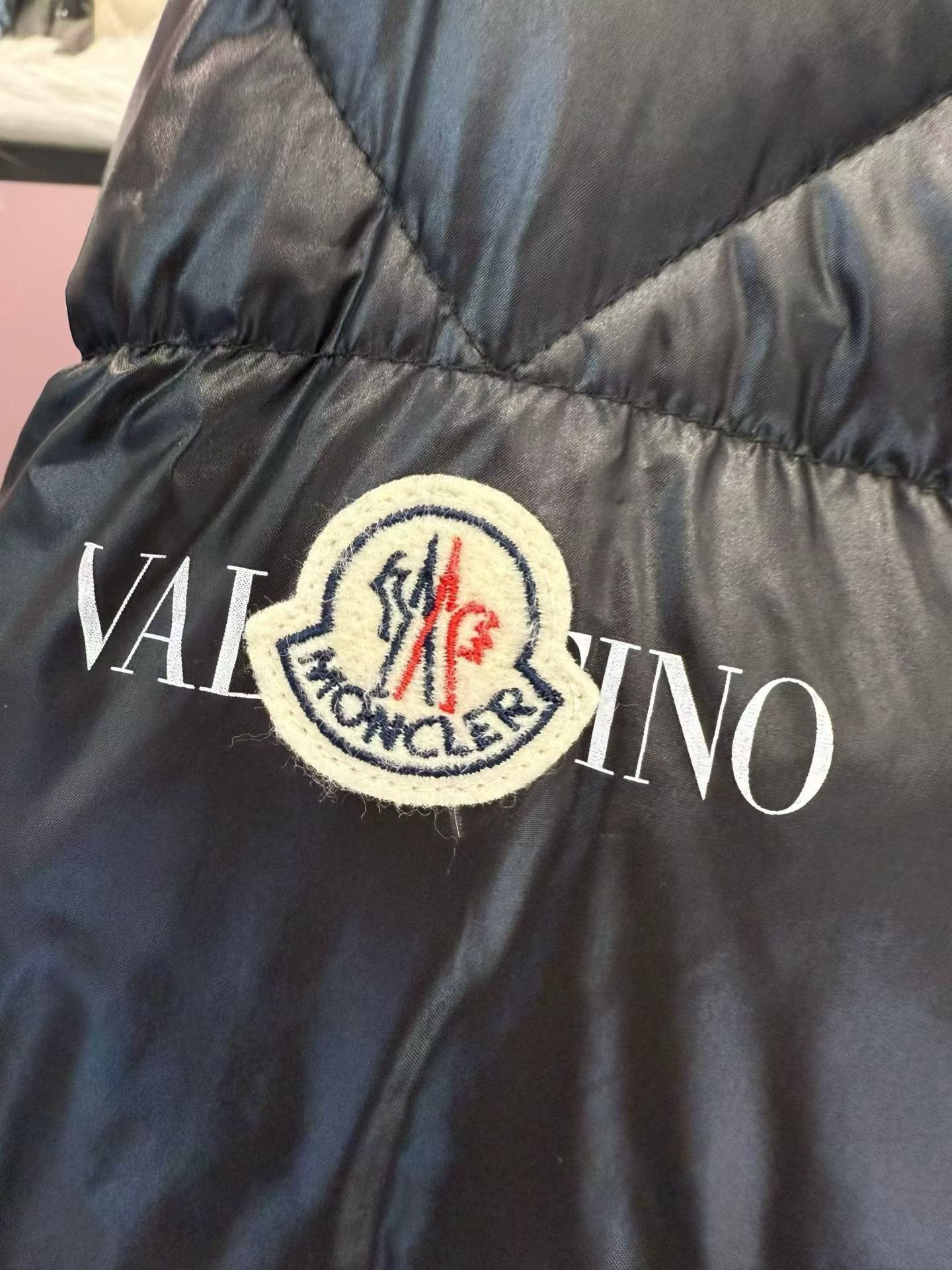 Moncler Moncler x Valentino Black Long Down Jacket Size M / US 6-8 / IT 42-44 - 6 Thumbnail