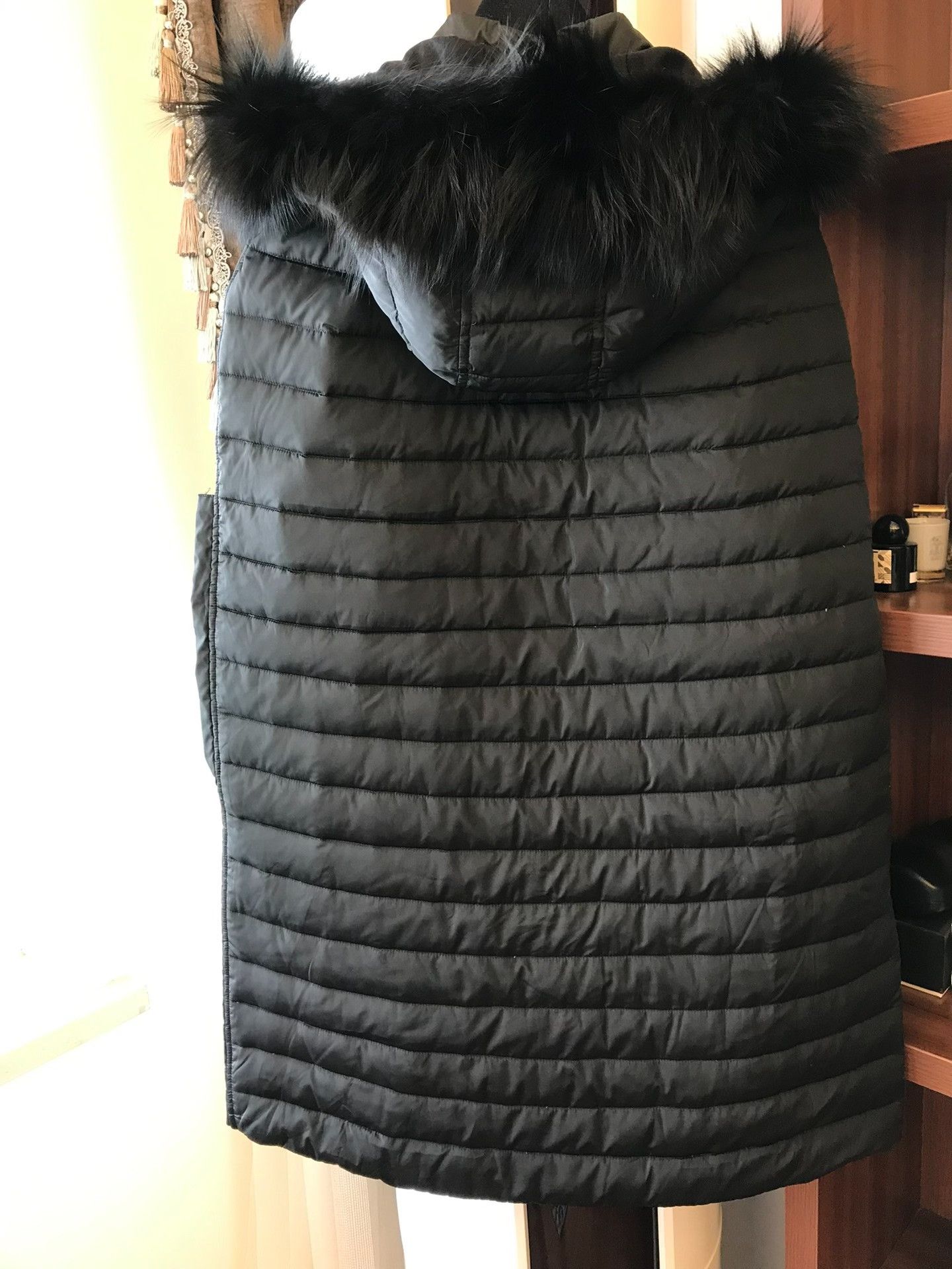 Valentino Valentino Black Down Cloak Coat Size S / US 4 / IT 40 - 5 Thumbnail