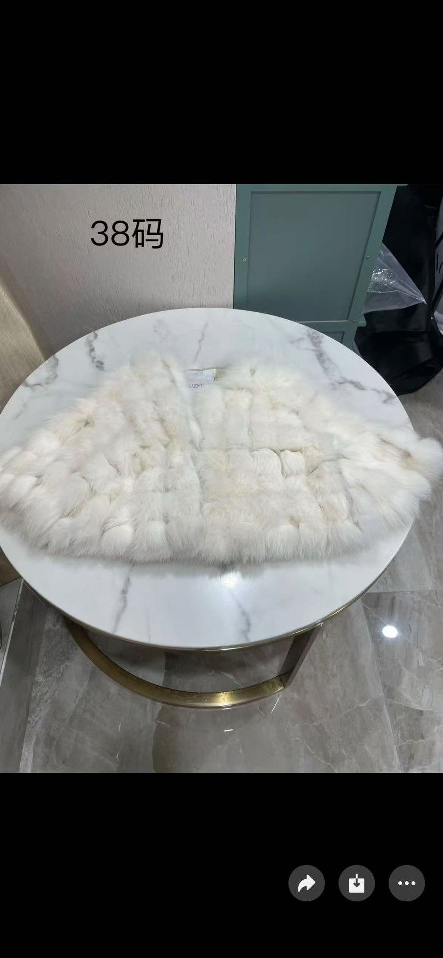 Valentino Valentino Arctic Fox Fur Coat Size S / US 4 / IT 40 - 7 Thumbnail