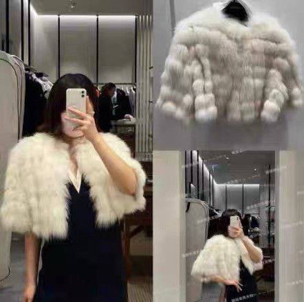 Valentino Valentino Arctic Fox Fur Coat Size S / US 4 / IT 40 - 6 Thumbnail