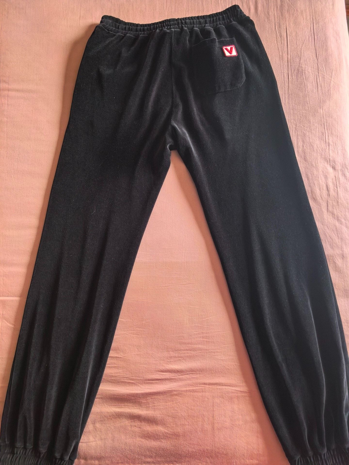 Valentino Valentino Black Velvet Casual Pants Size 38" / US 16 / IT 52 - 3 Thumbnail